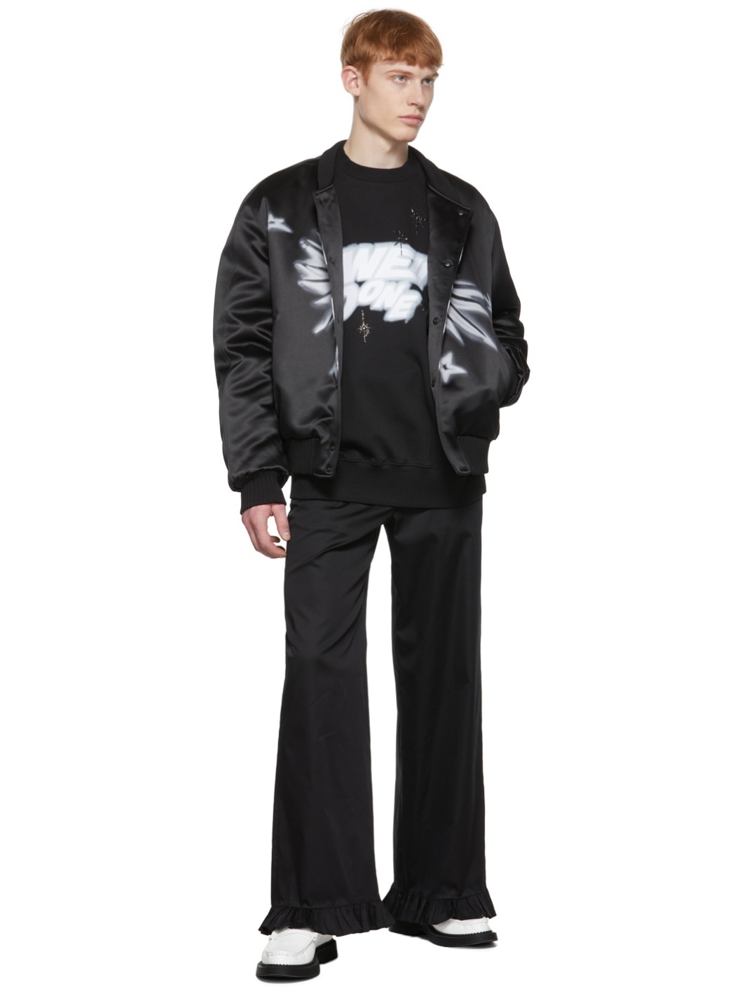Black Cotton Sweatshirt - 4