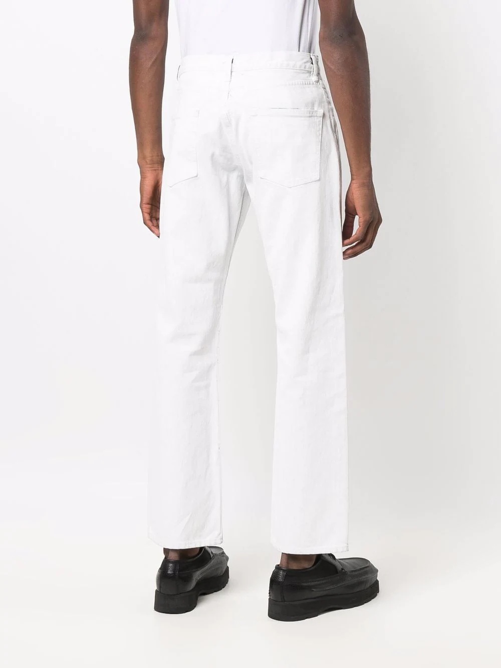 mid-rise straight jeans - 4