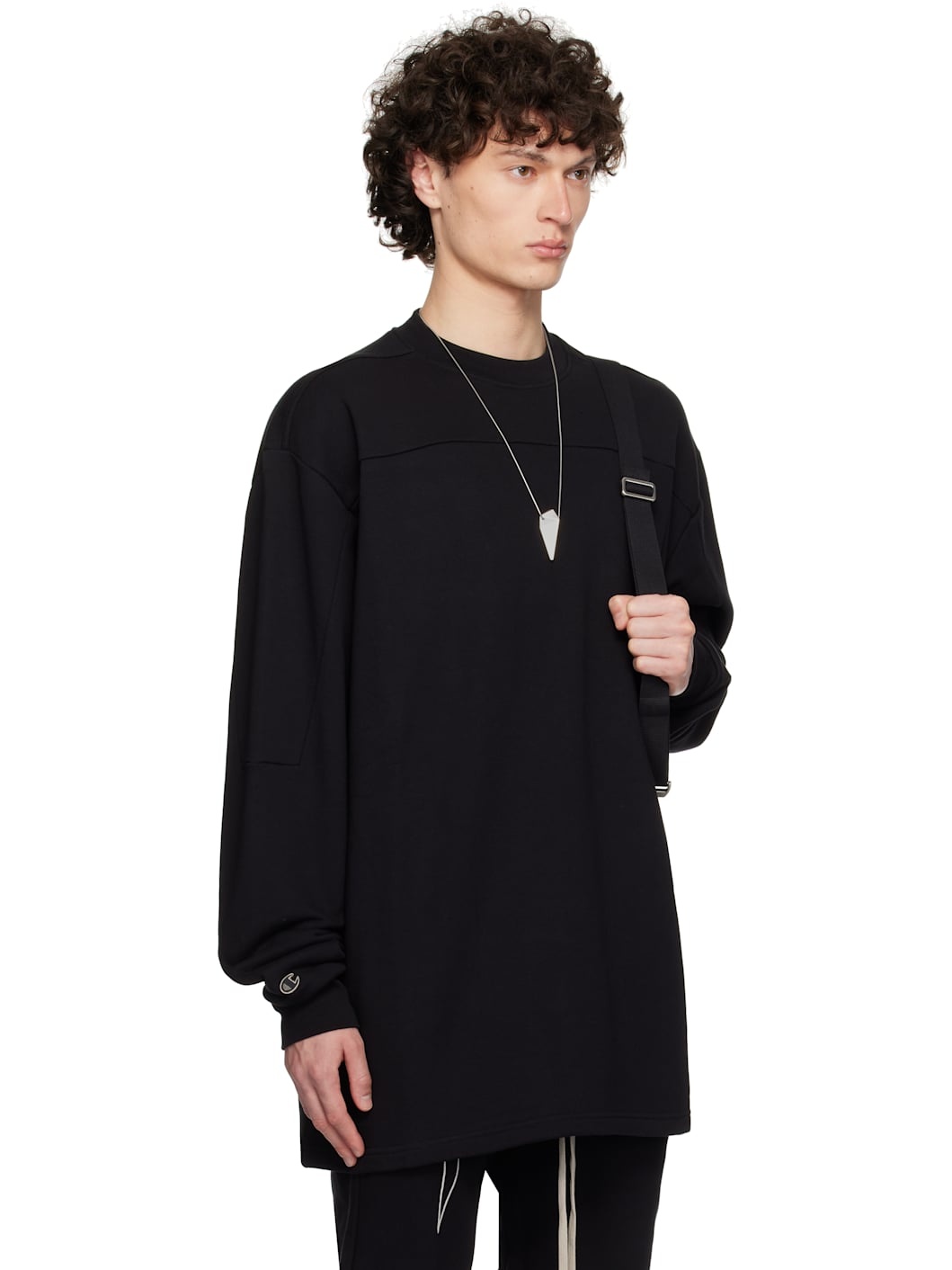 Black Champion Edition Girdered Sweatshirt - 2