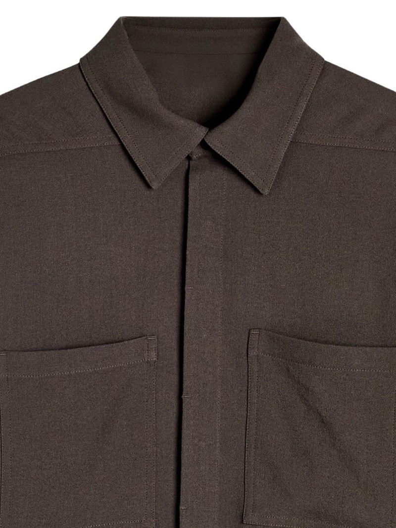 Rick Owens Work wool shirt outlook