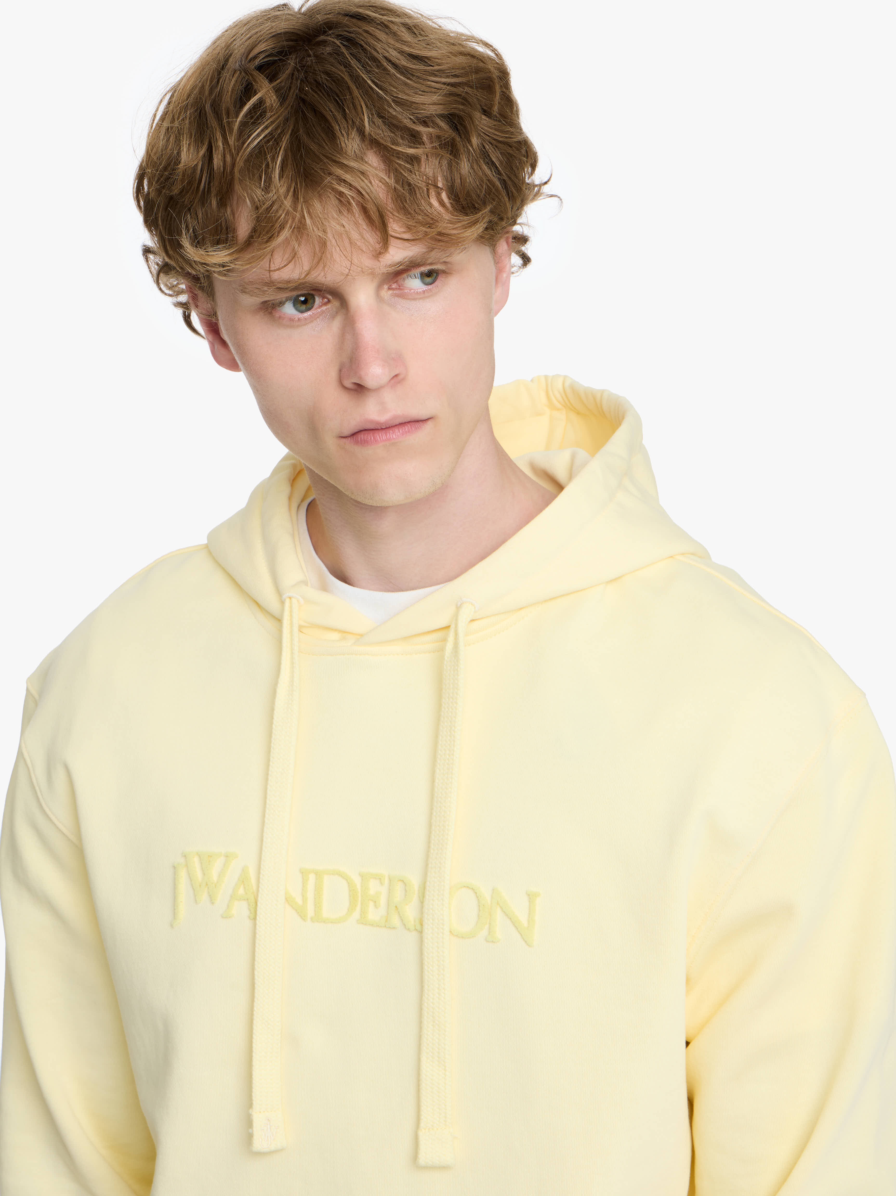 LOGO EMBROIDERY HOODIE - 4