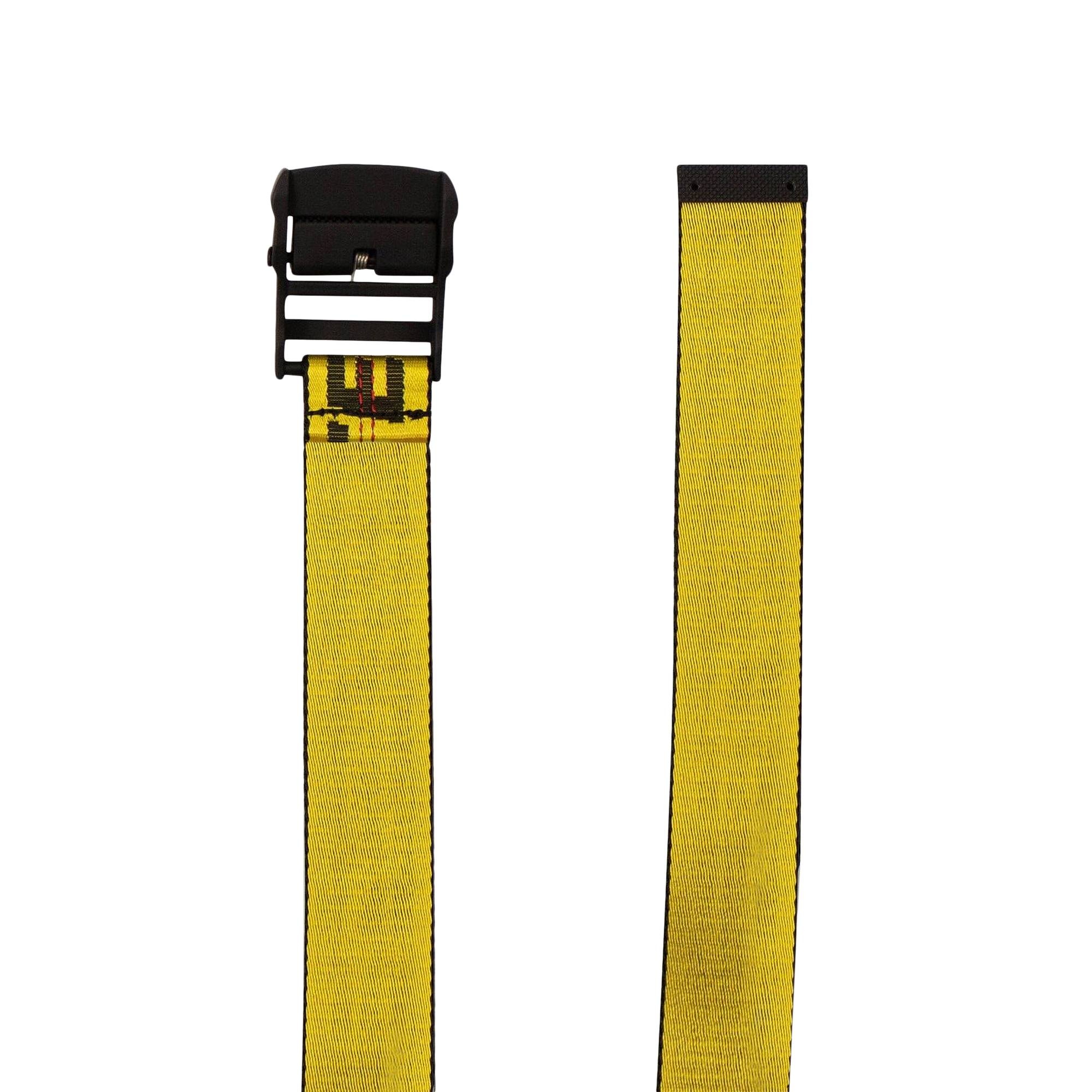 Off-White Industrial Logo Belt 'Yellow' - 3