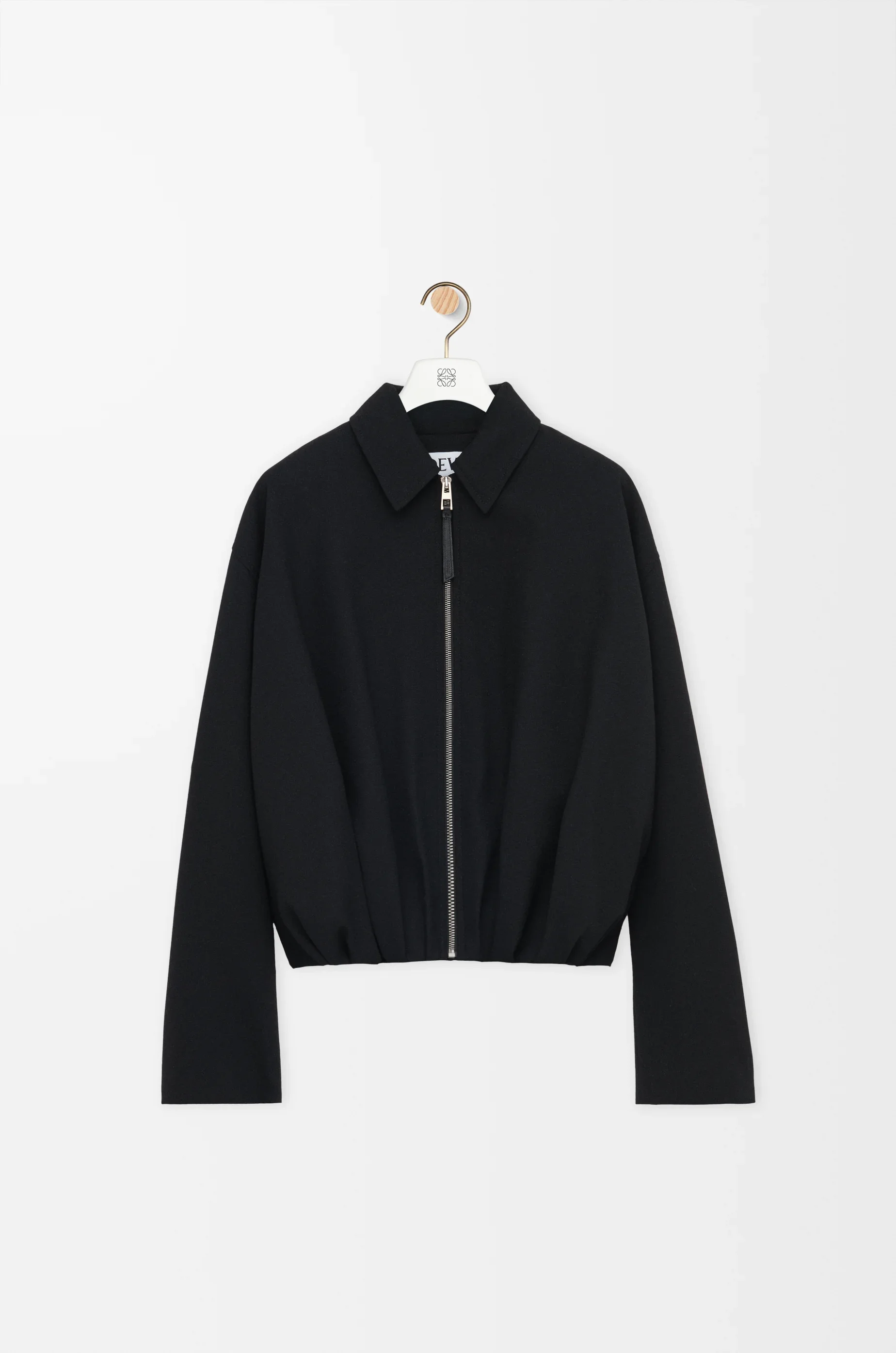 Draped jacket in wool - 1