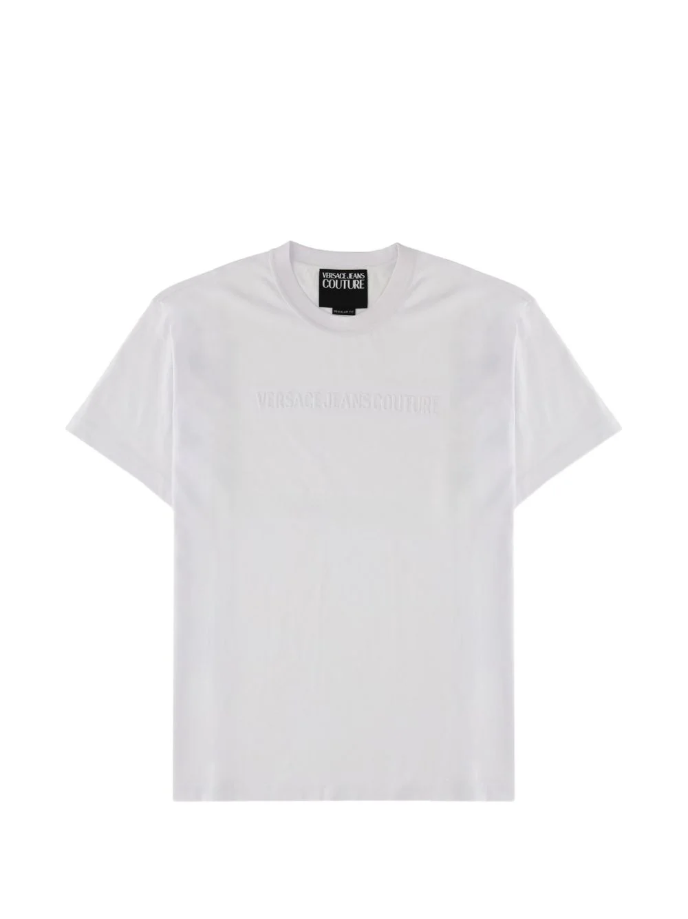 embroidered logo detail T-shirt - 1
