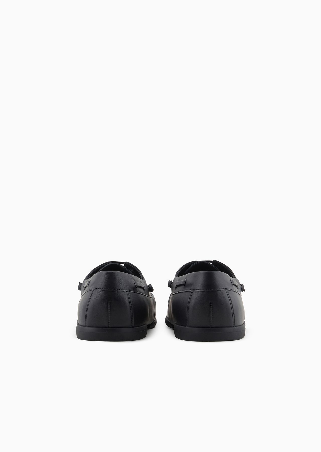 Smooth leather boat shoes - 4