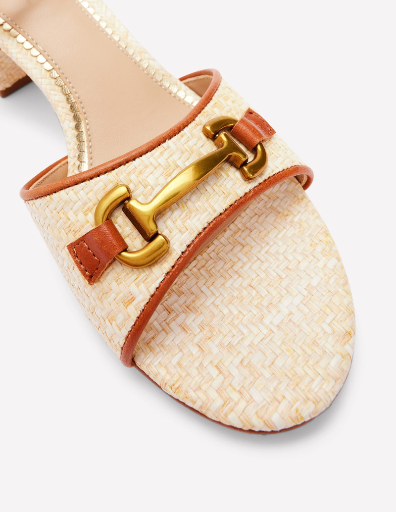 Iris Snaffle Block Heel Sandal-Natural 4