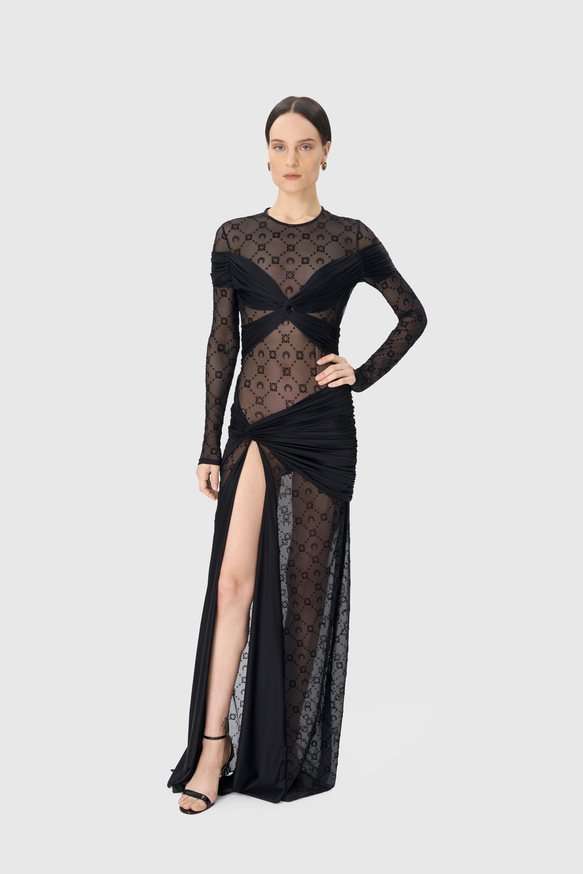 Draped Jersey Knotted Dress - 2