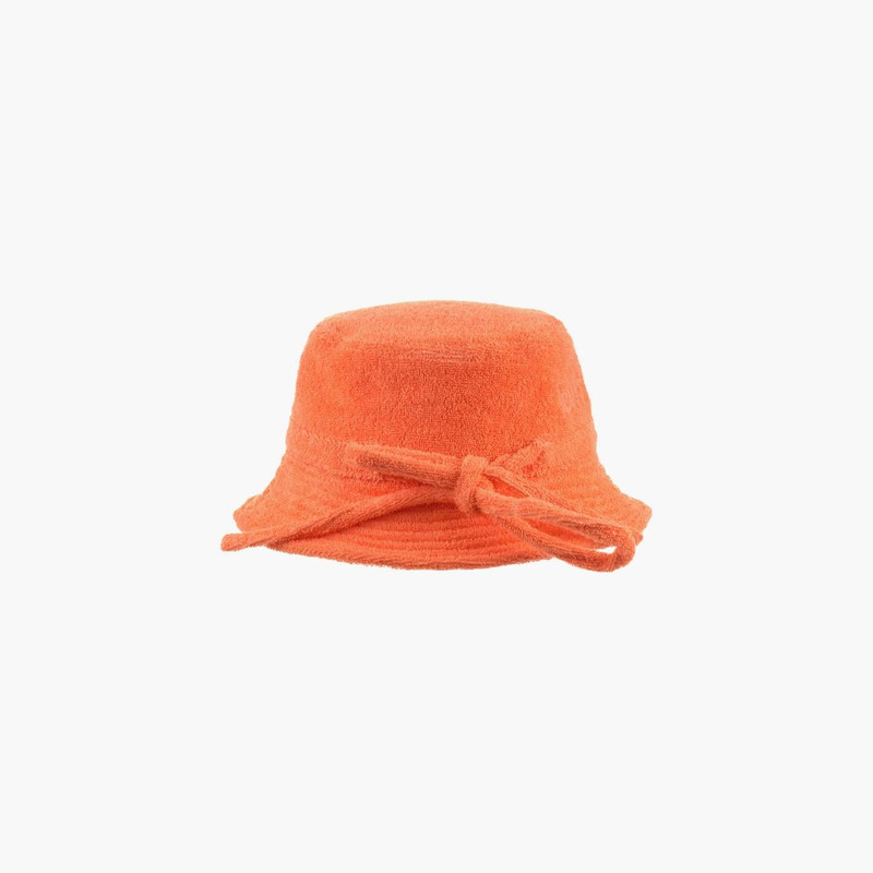 TERRY BUCKET HAT WITH POSTER LOGO 4