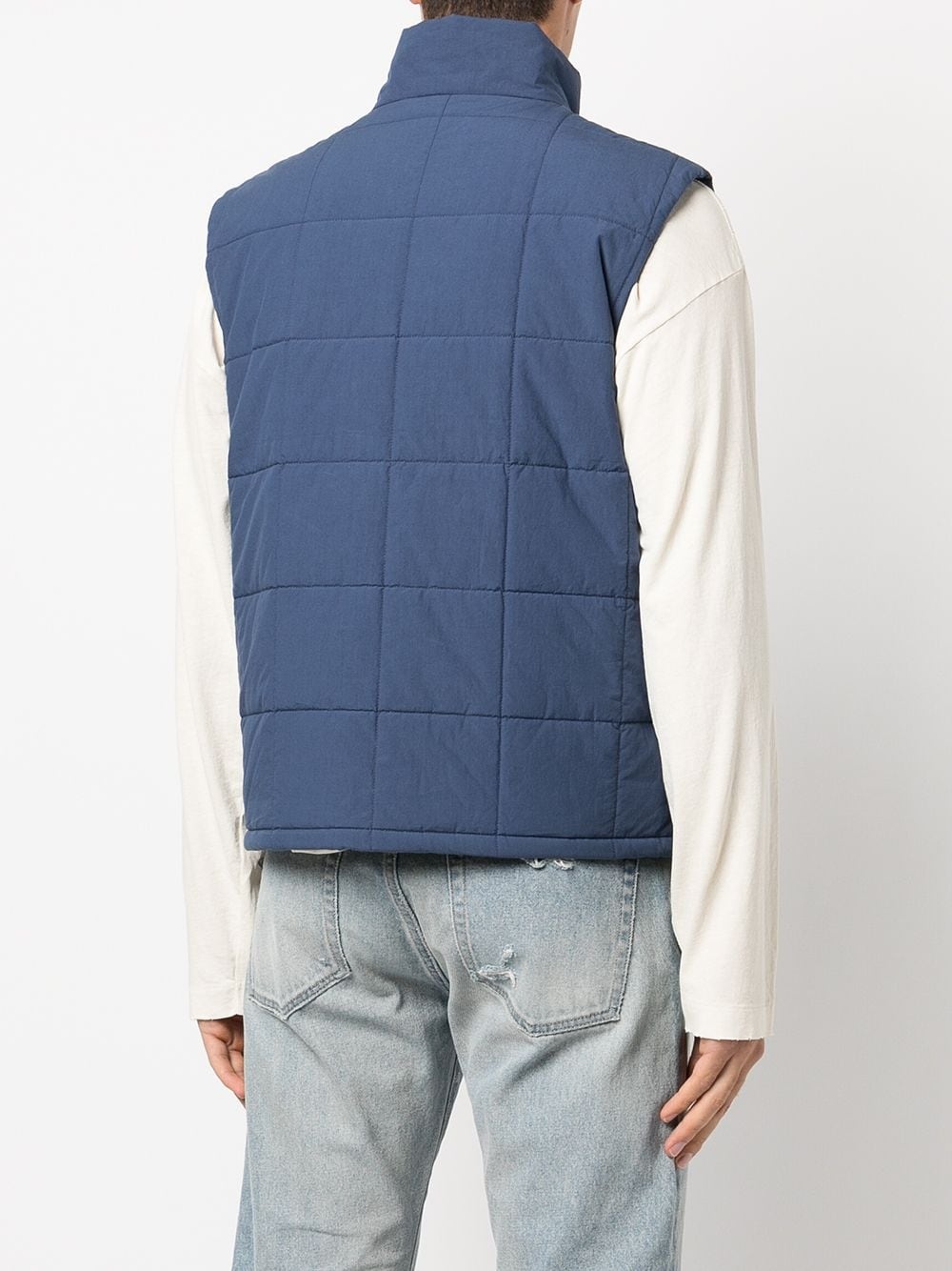 zip-up puffer vest - 4