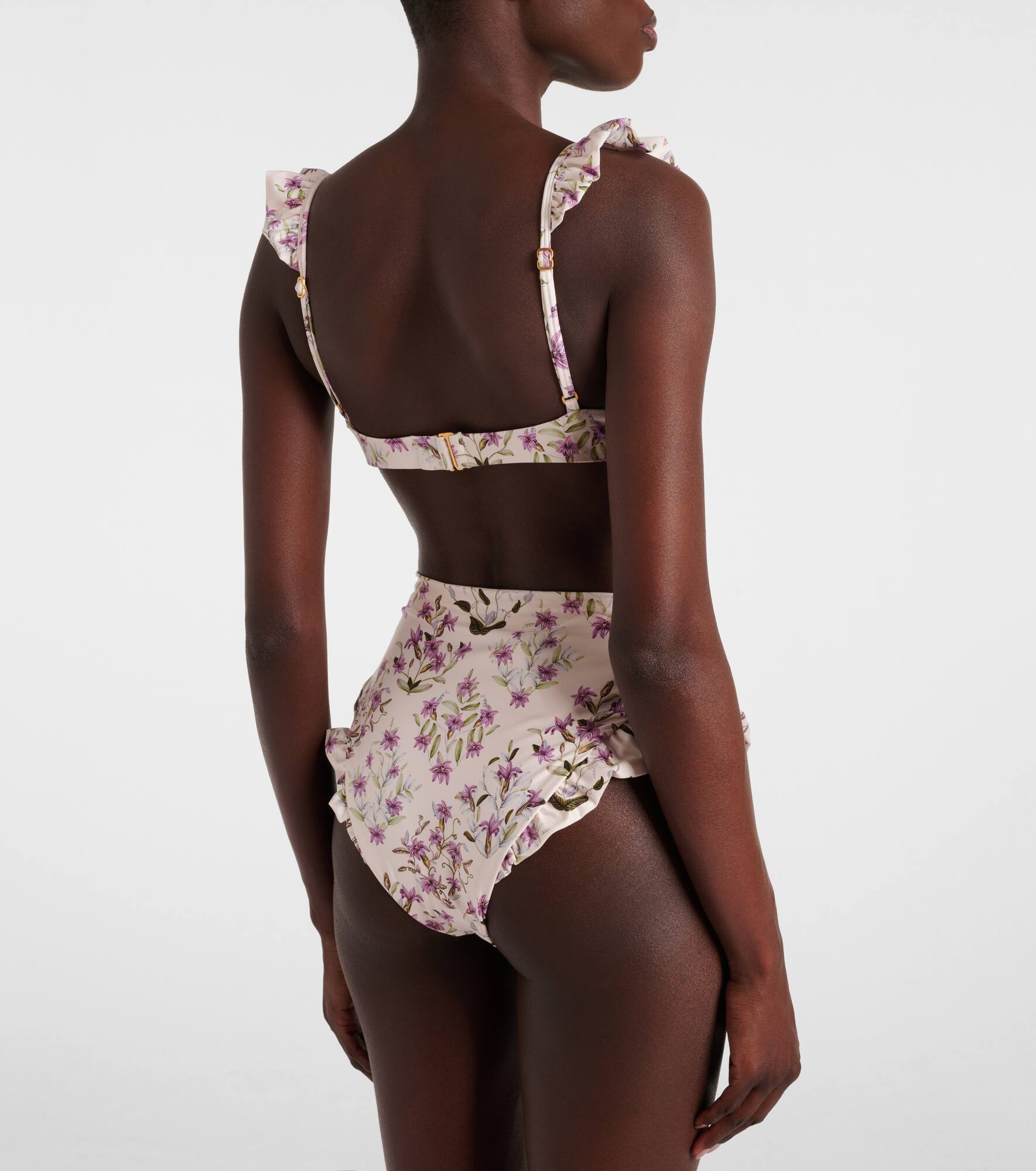 Kiwi printed bikini top - 3
