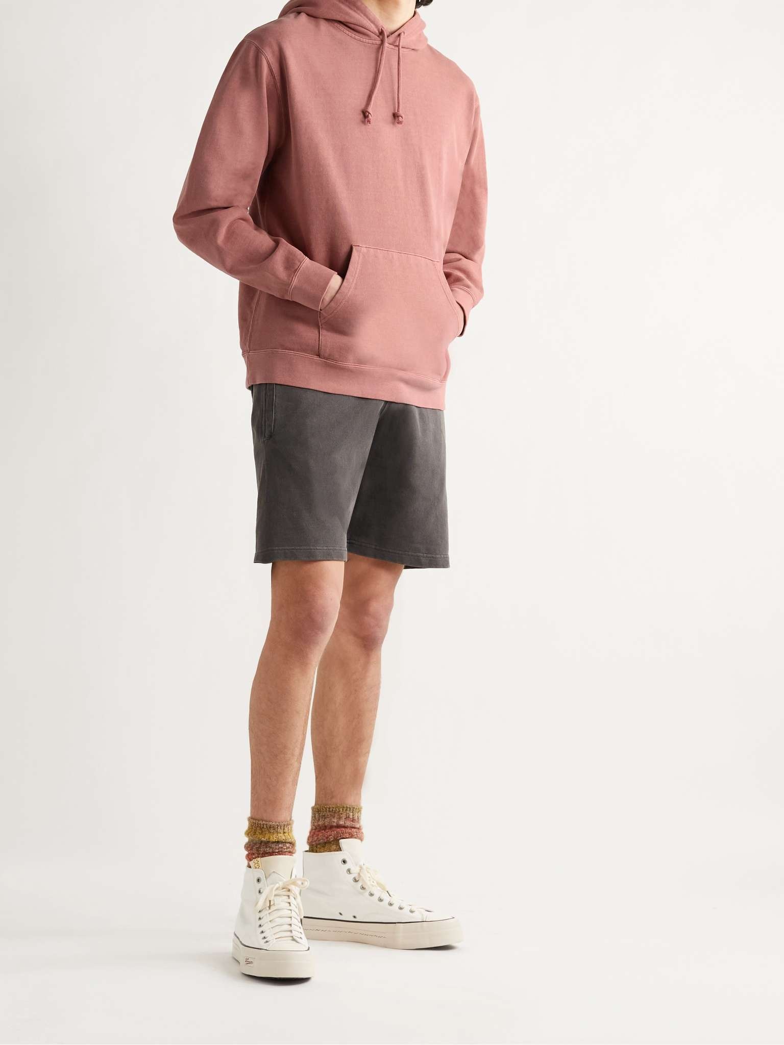 Pigment-Dyed Loopback Cotton-Jersey Hoodie - 2