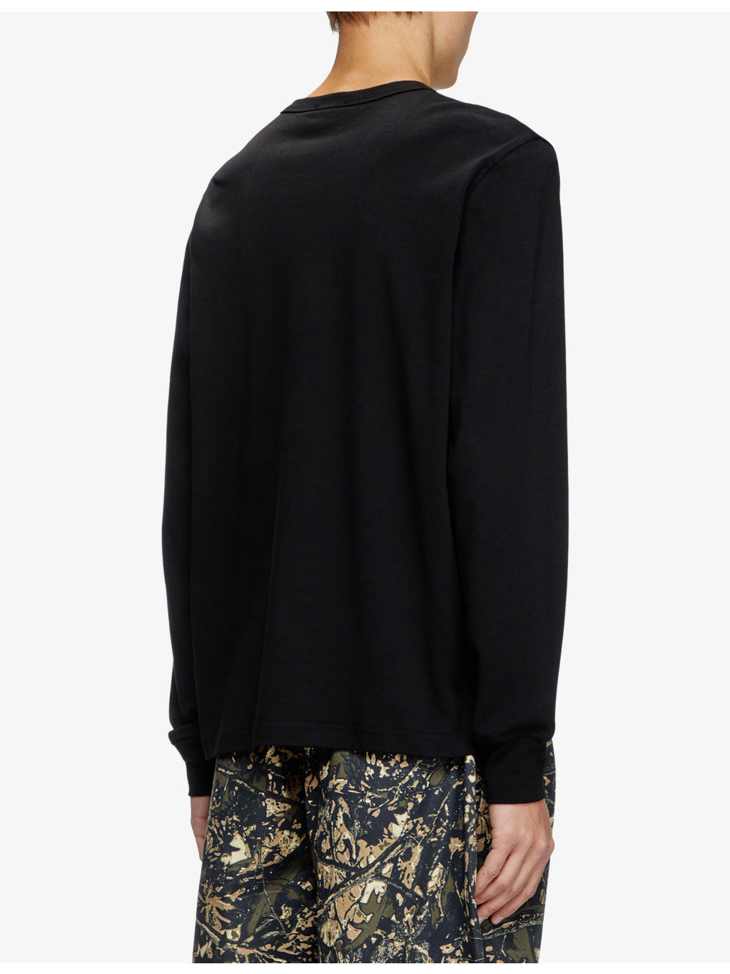 T-Adjust-Ls-Slits-R17 Long-Sleeved Cotton T-Shirt - 4