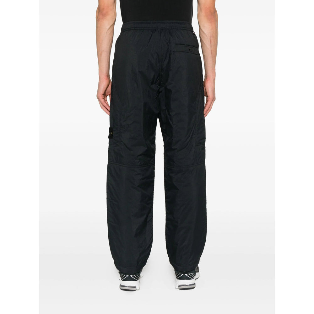Stone Island Black Trousers - Regular & Straight-Leg Trousers Men - 2
