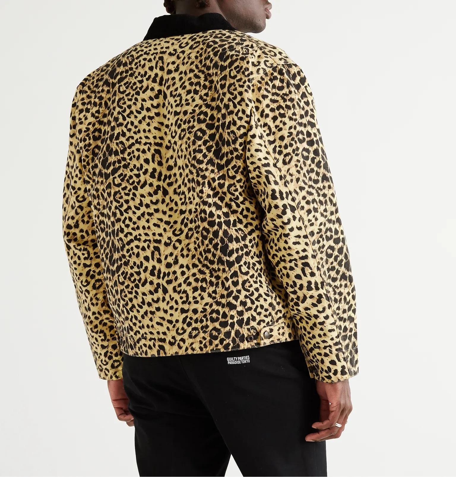 + Wacko Maria Corduroy-Trimmed Leopard-Print Cotton-Canvas Jacket - 9