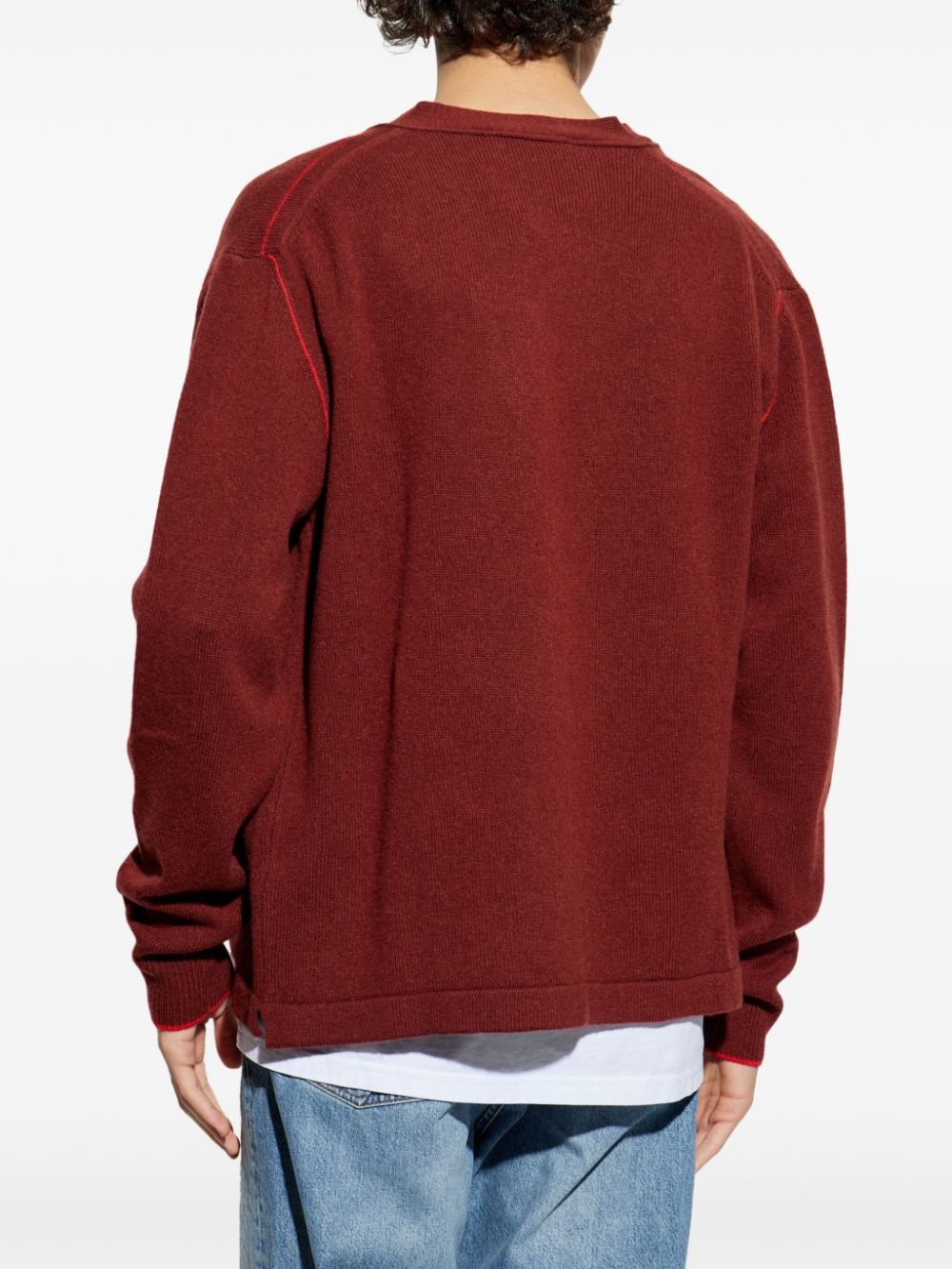Orb-embroidered cardigan - 4