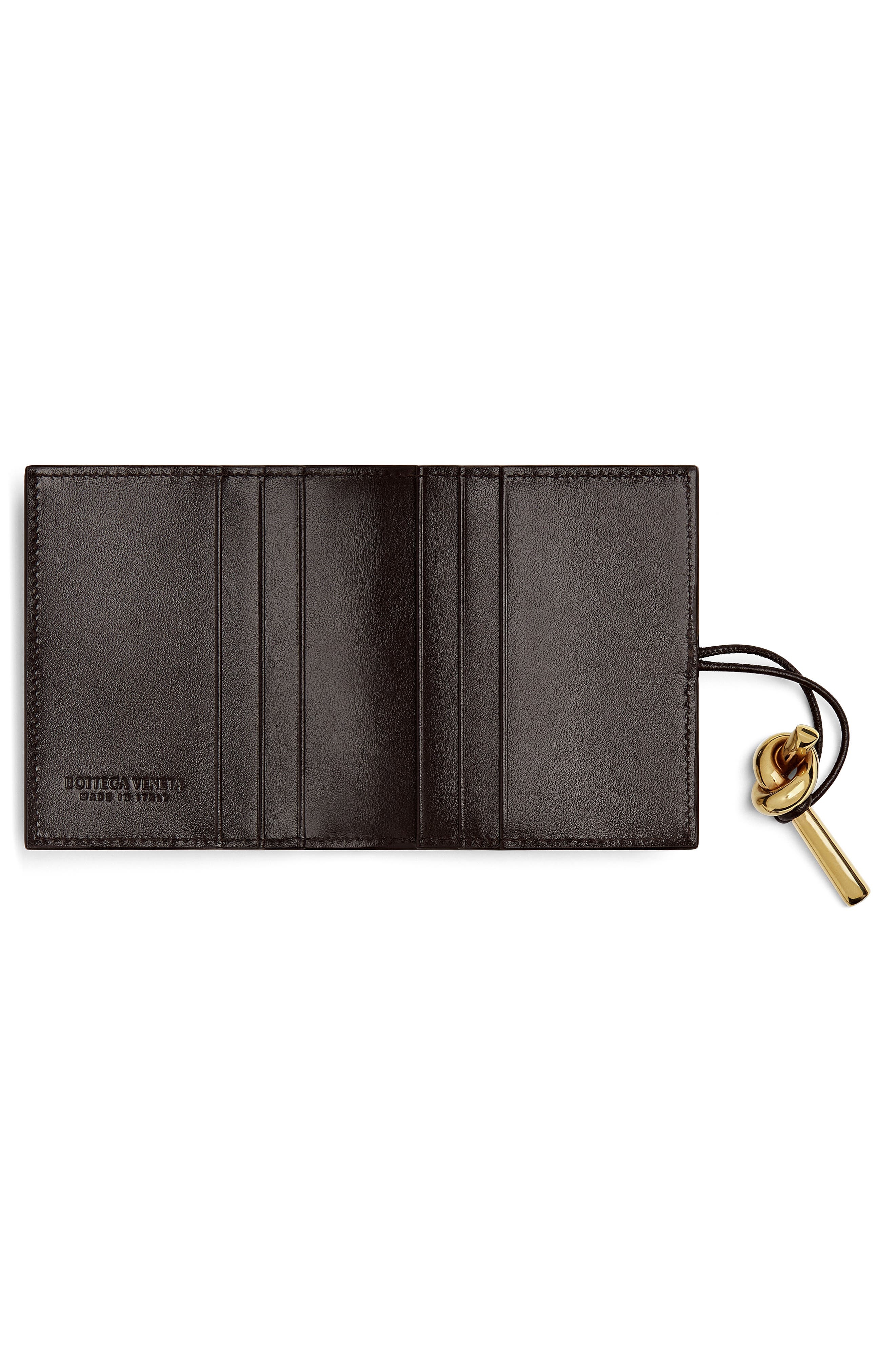 Bottega Veneta Intrecciato Slim Leather Bifold Wallet in 2190 Fondant-M Brass at Nordstrom - 2