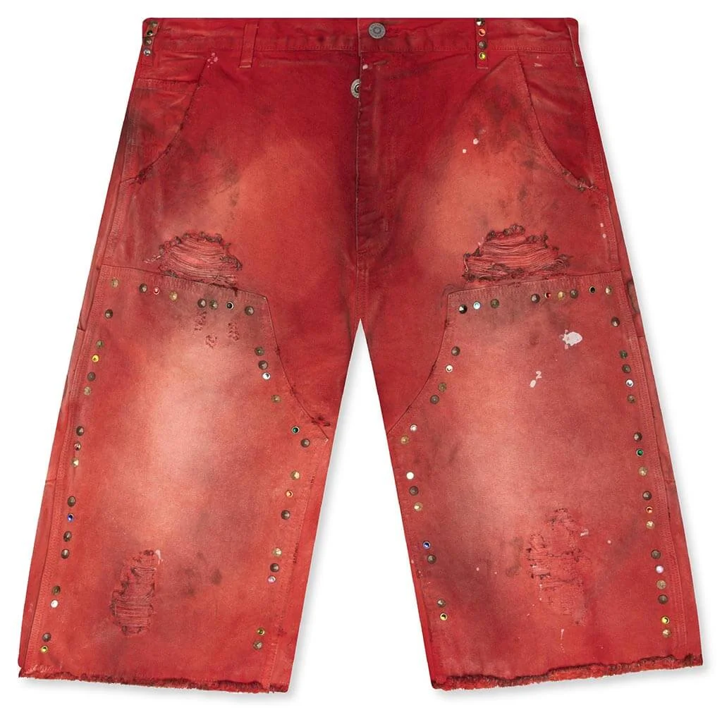 DANNY'S CARPENTER SHORT - RED - 1
