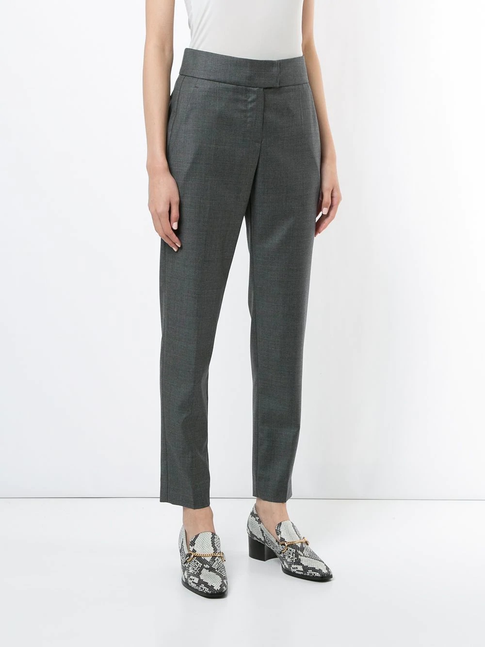 slim-fit tailored trousers - 3