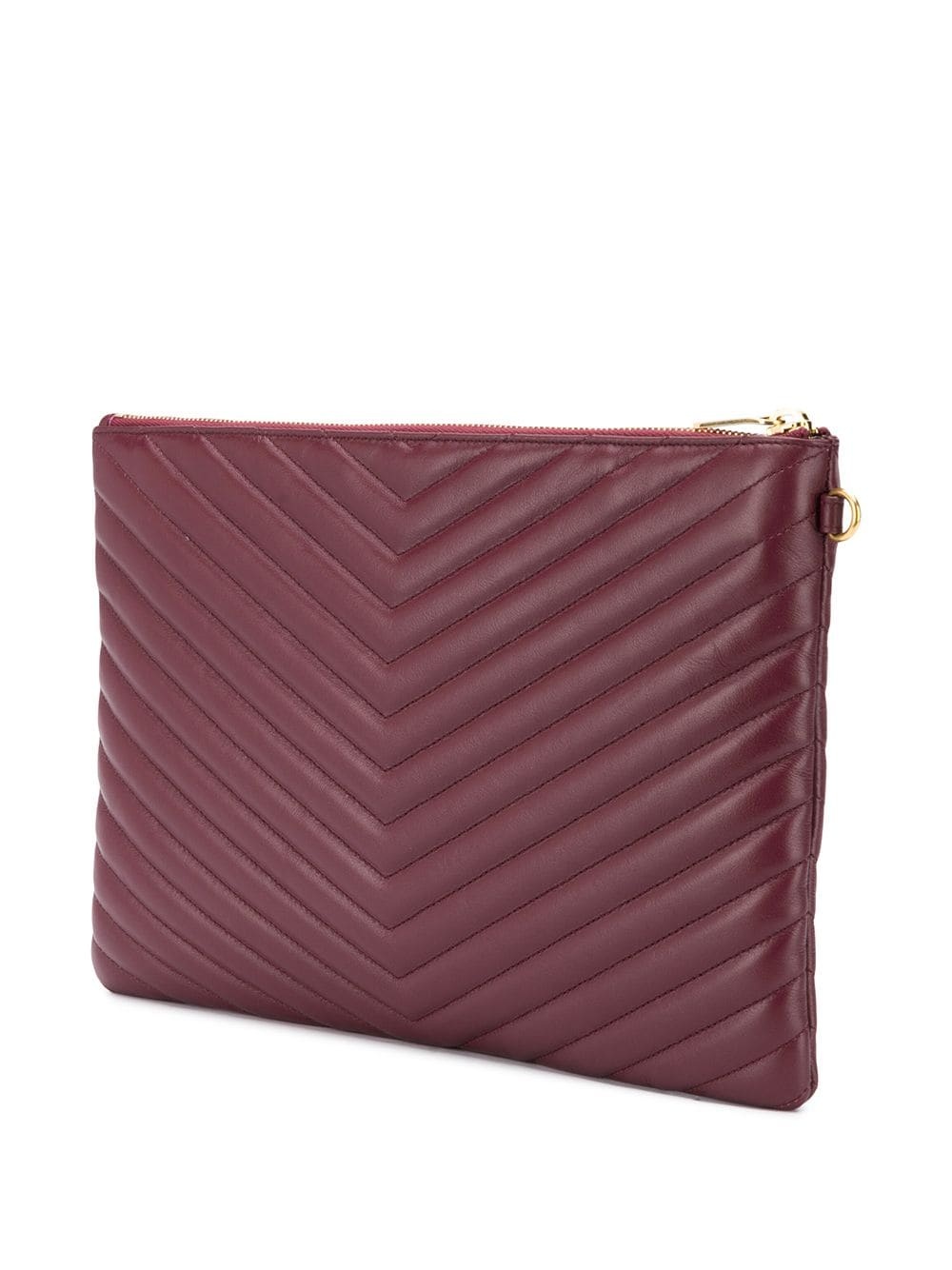 quilted clutch bag - 3