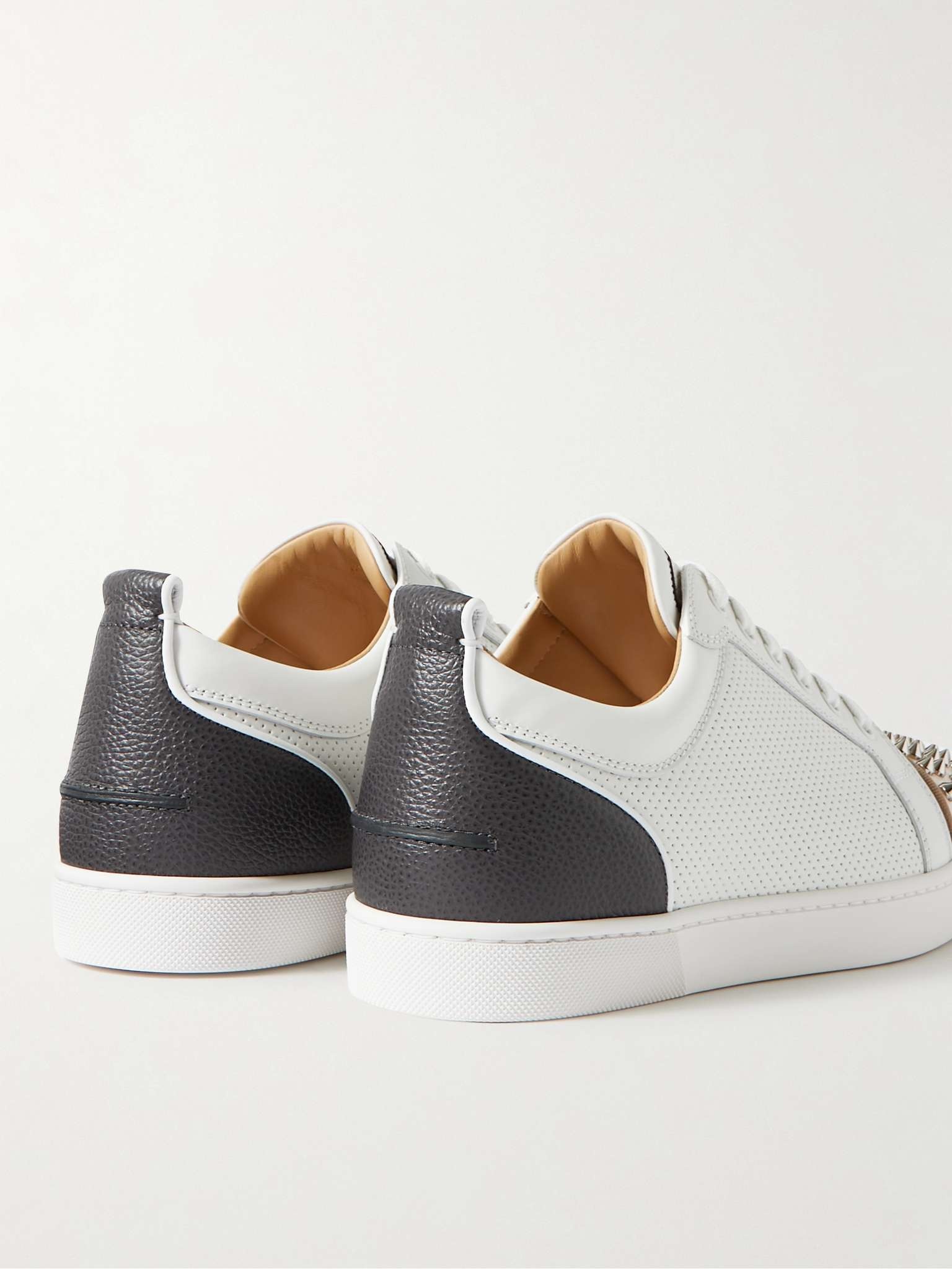 Louis Junior Spikes Cap-Toe Suede Sneakers - 5