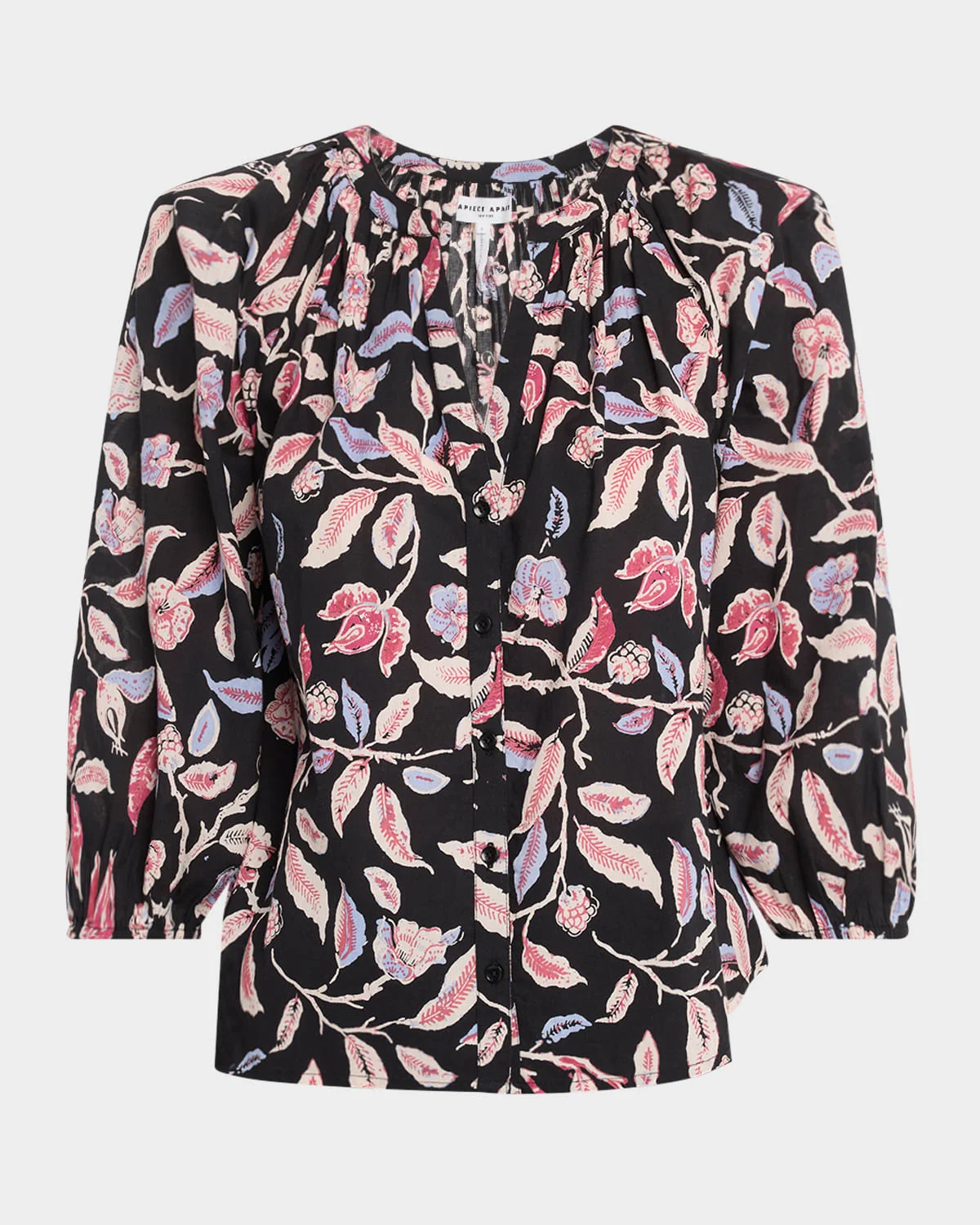Mitte Floral-Print Cotton Poplin Top - 1