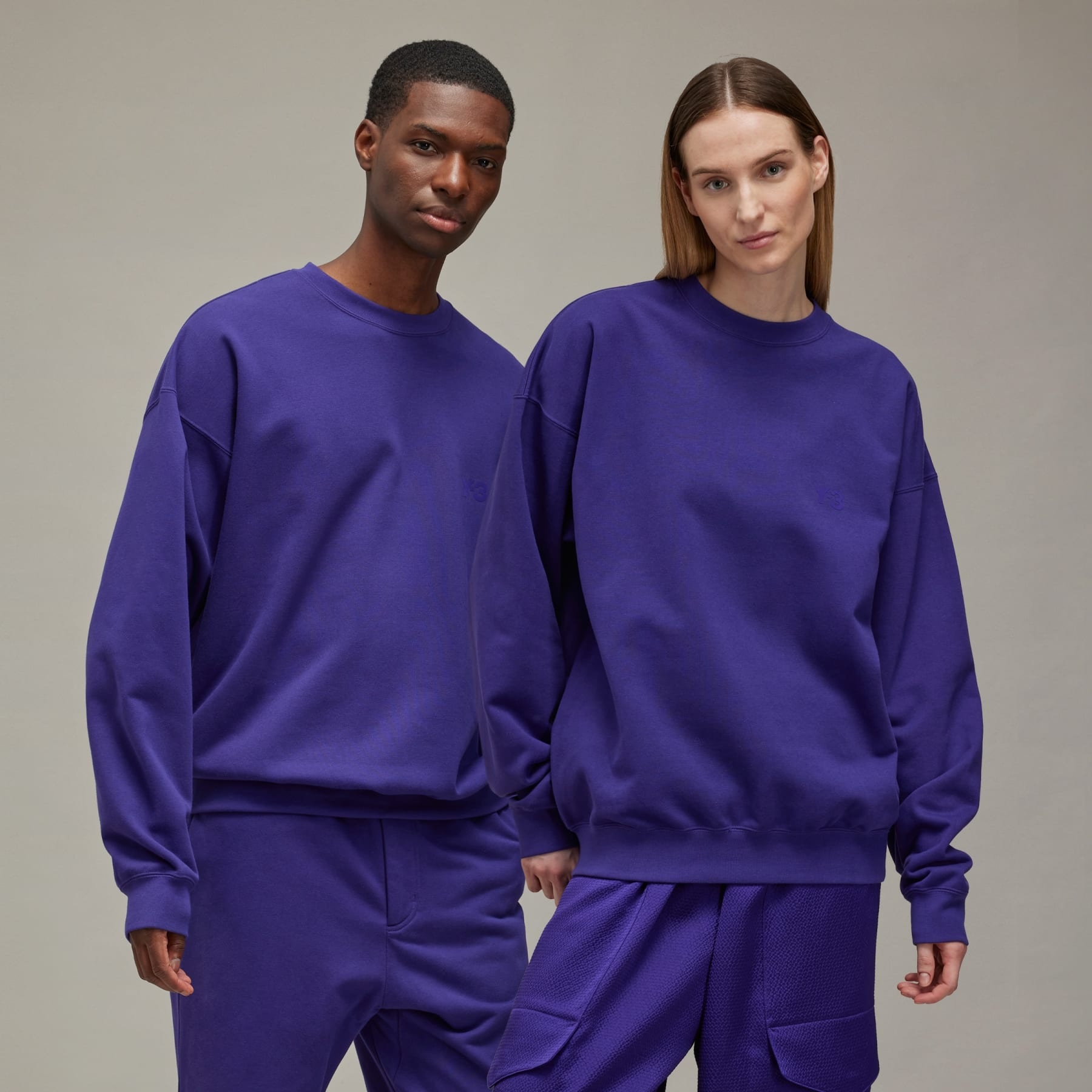 Y-3 Brushed Terry Crew Sweatshirt - 3