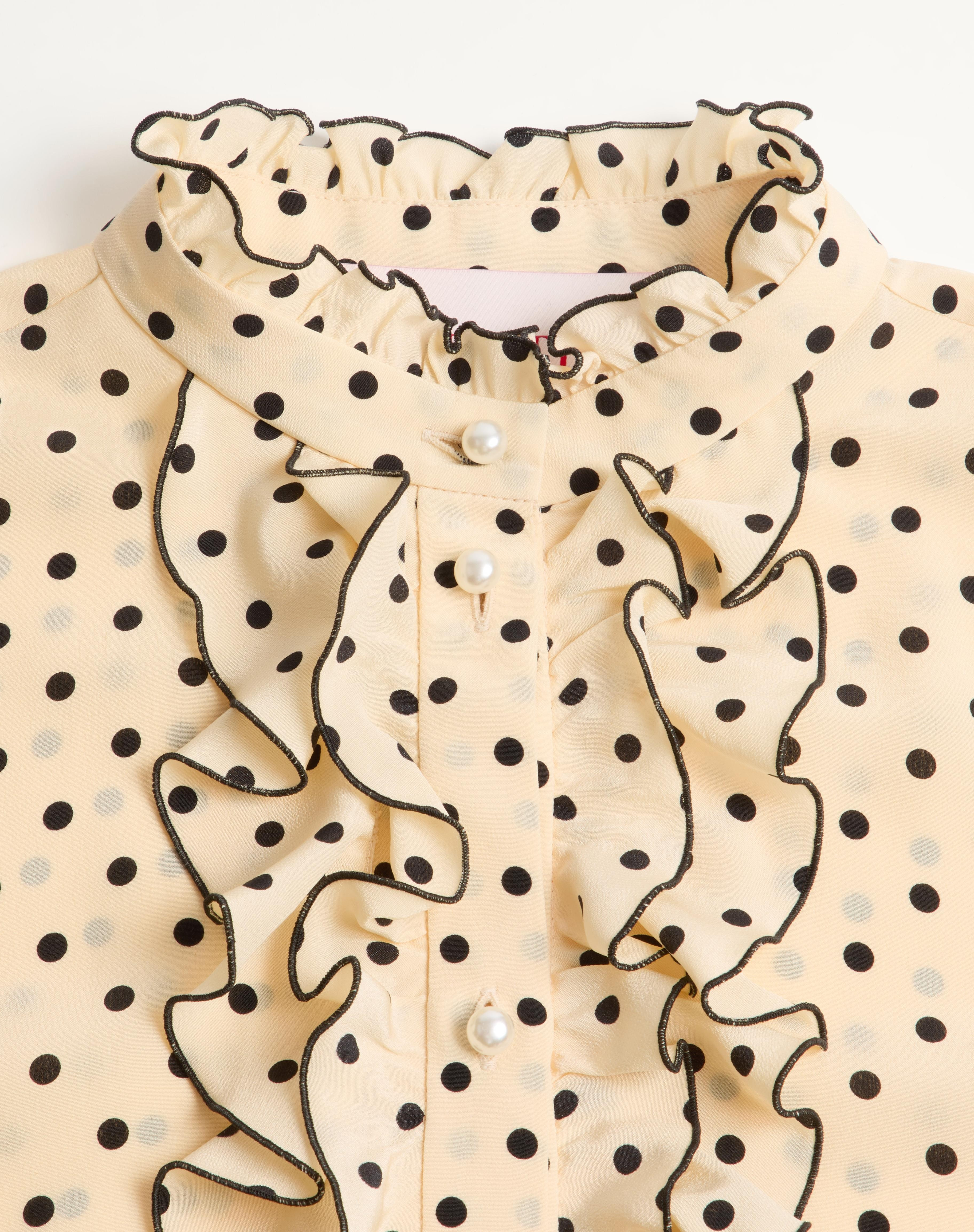 CREPE DE CHINE SHIRT WITH PLUSDEPOIS PRINT - 8