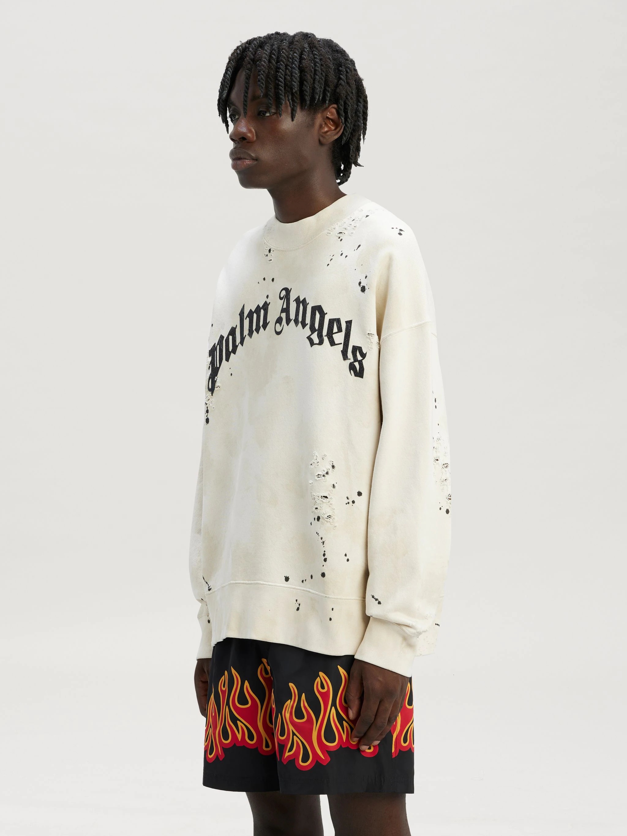 GLITTERED LOGO SWEATSHIRT - 4