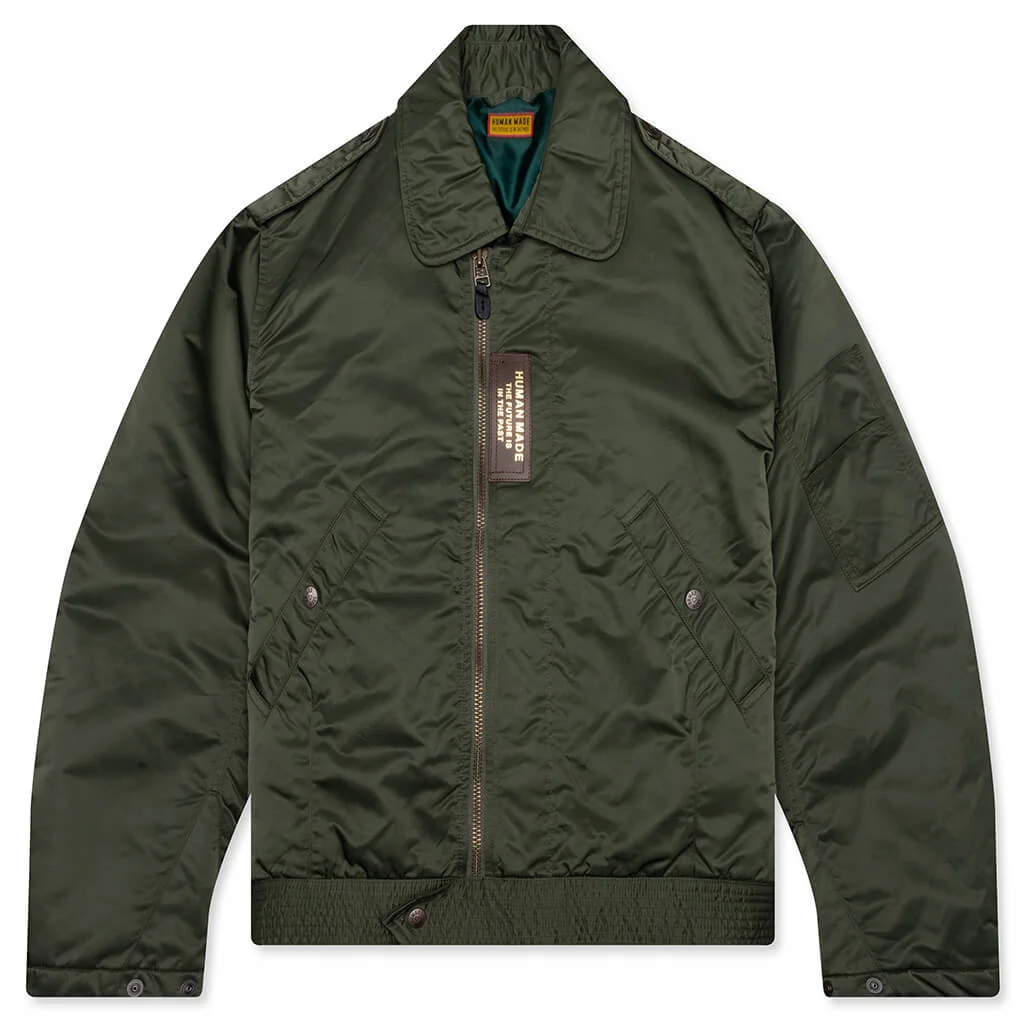 FLIGHT JACKET - OLIVE DRAB - 1