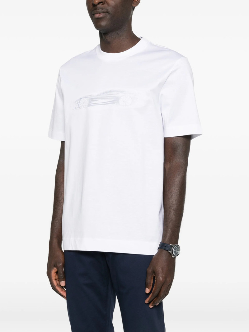 BOSS Boss Car-print T-shirt outlook