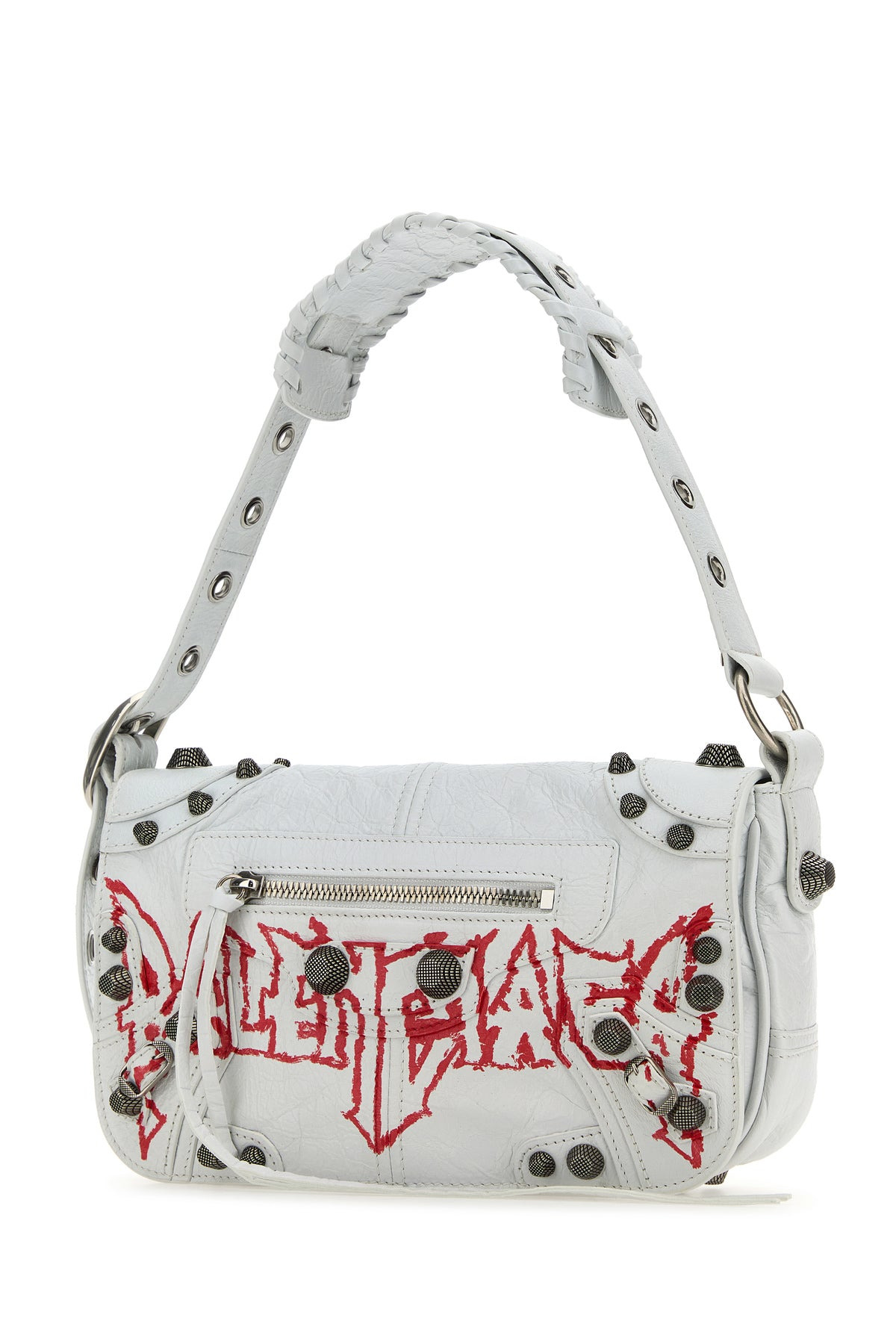 White leather Le Cagole XS DIY Metal crossbody bag - 2