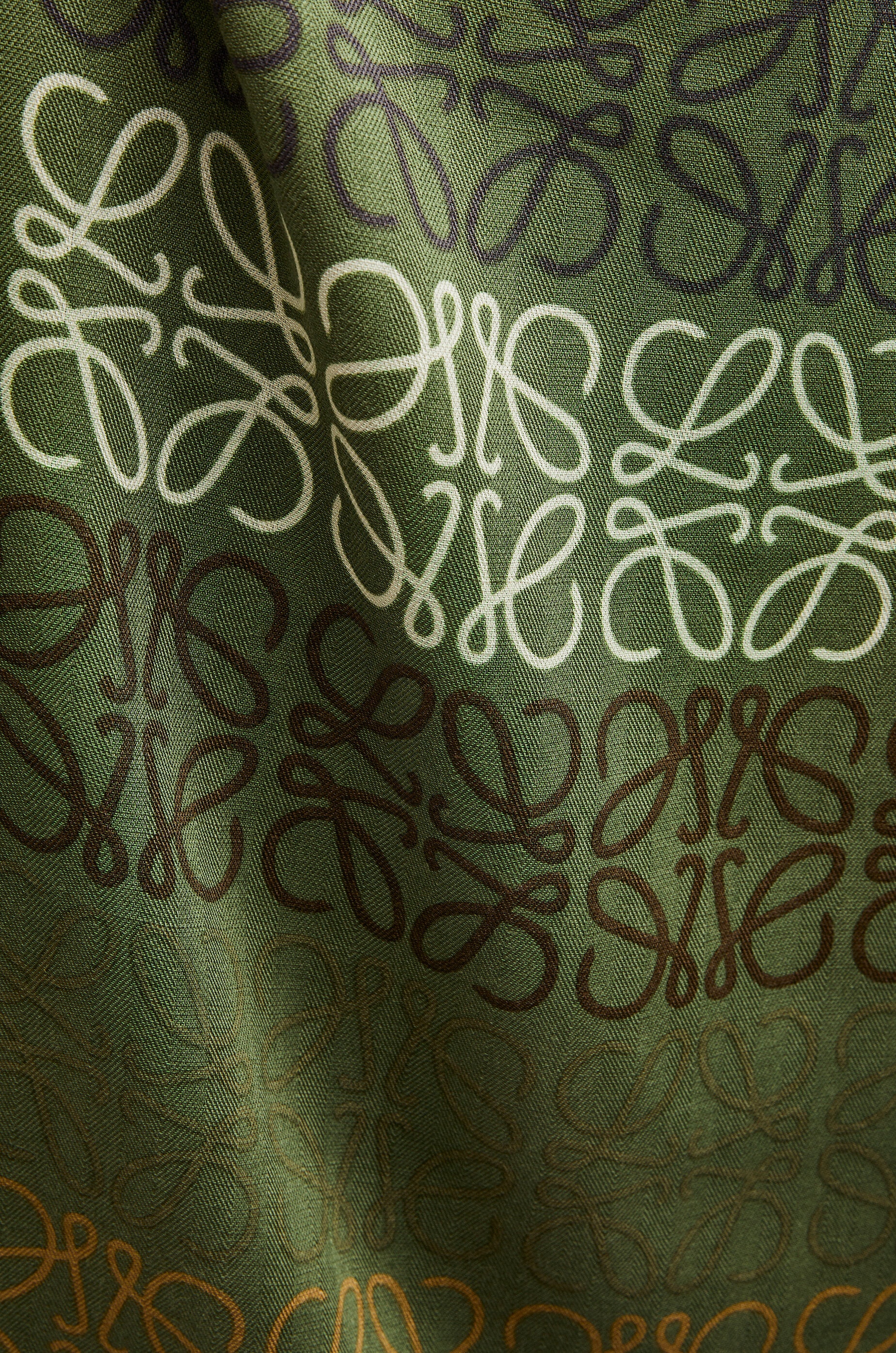Anagram lines scarf in wool and cashmere - 3