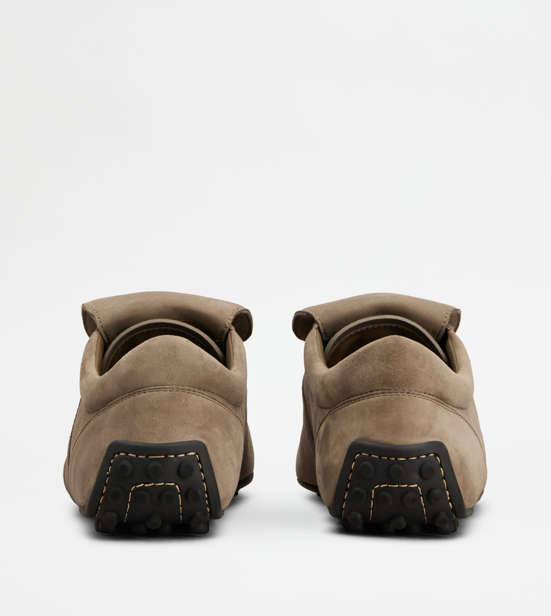 TOD'S T-MARATHON SNEAKERS IN PASHMY SUEDE - BROWN - 3