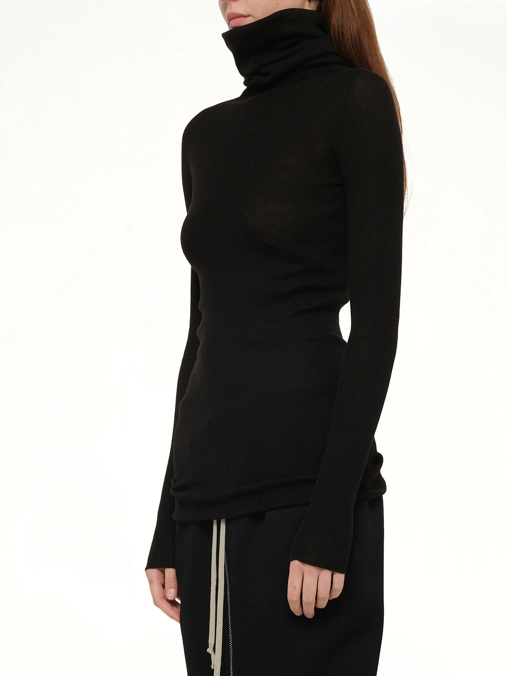 L/S Tube Sweater in Black - 3