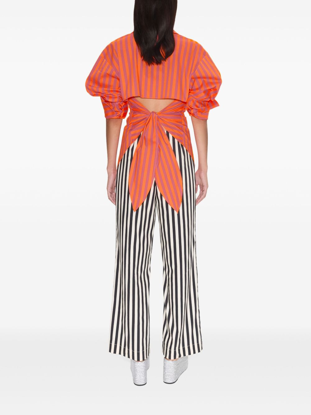 Pia poplin trousers - 4
