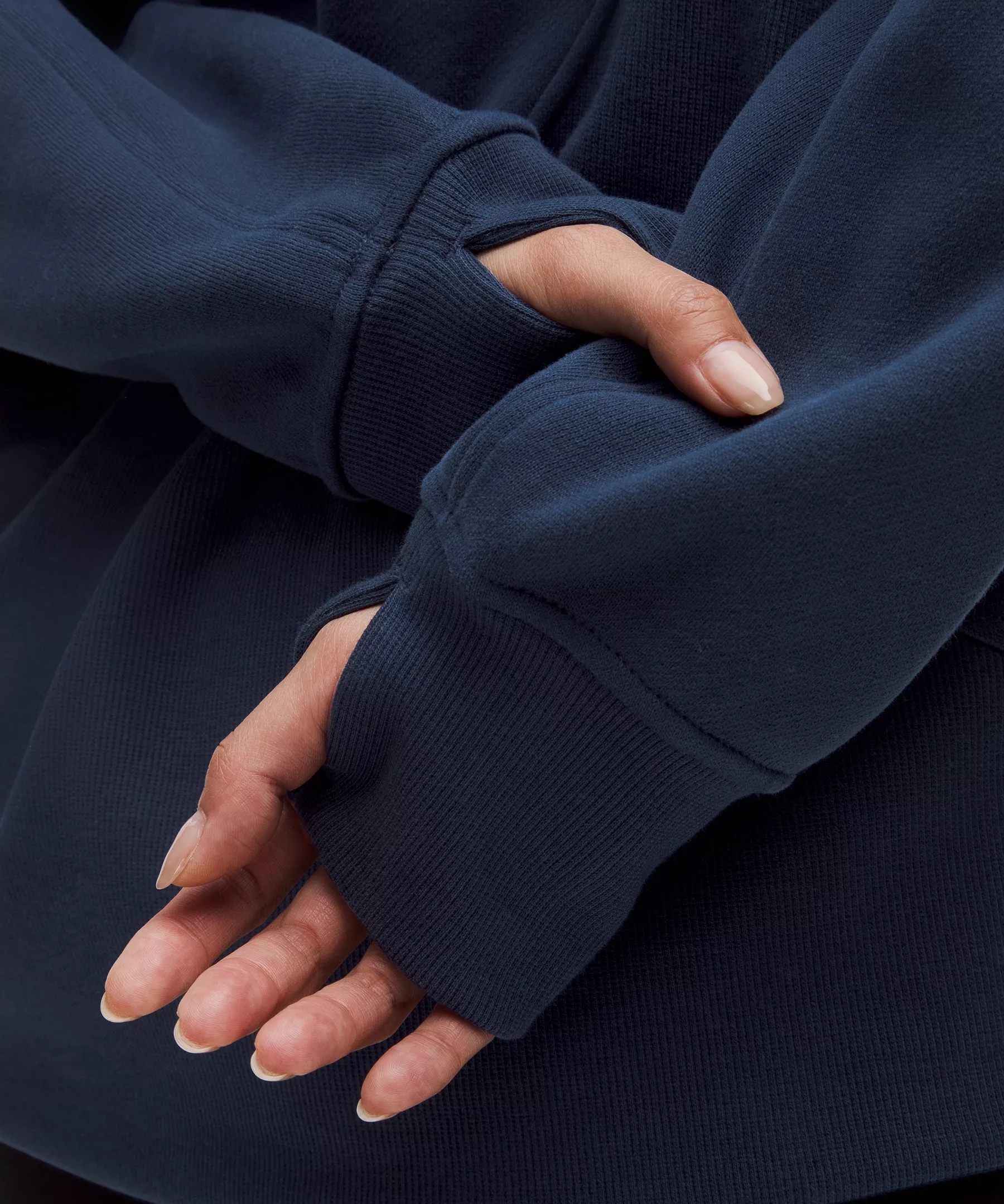 Scuba Oversized Funnel-Neck Half Zip *Long - 6