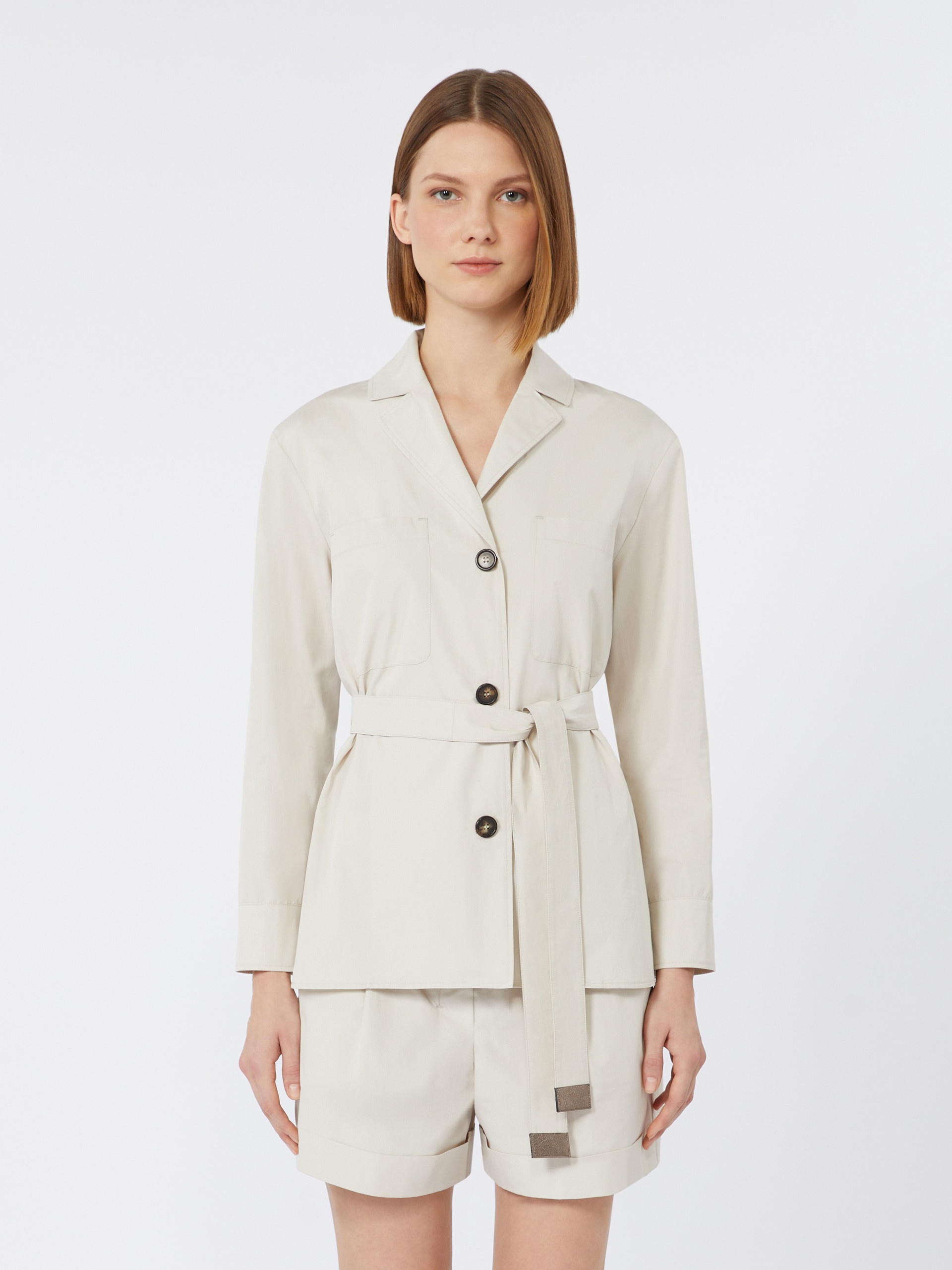 CARLA Cotton shirt with belt detail - 3