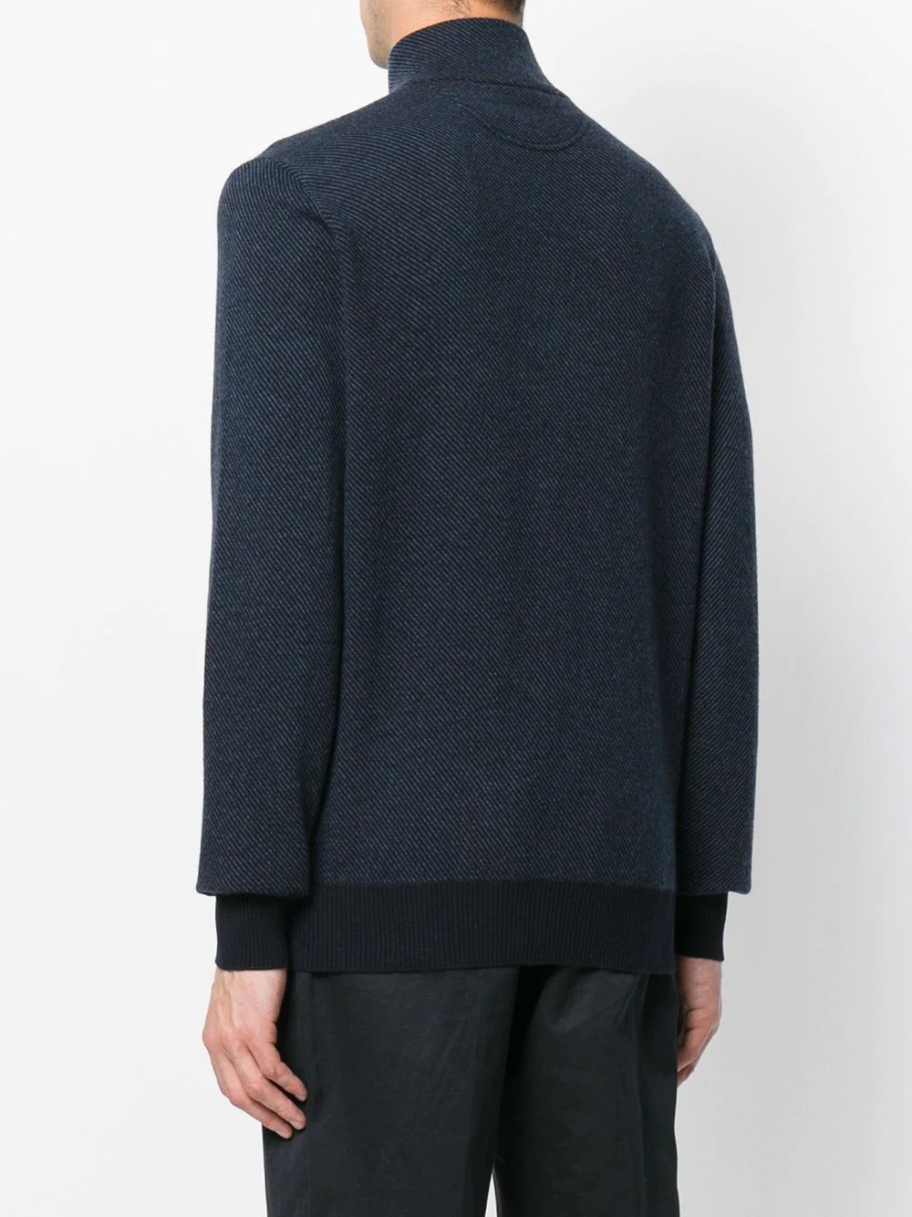 cashmere half-zip jumper - 8