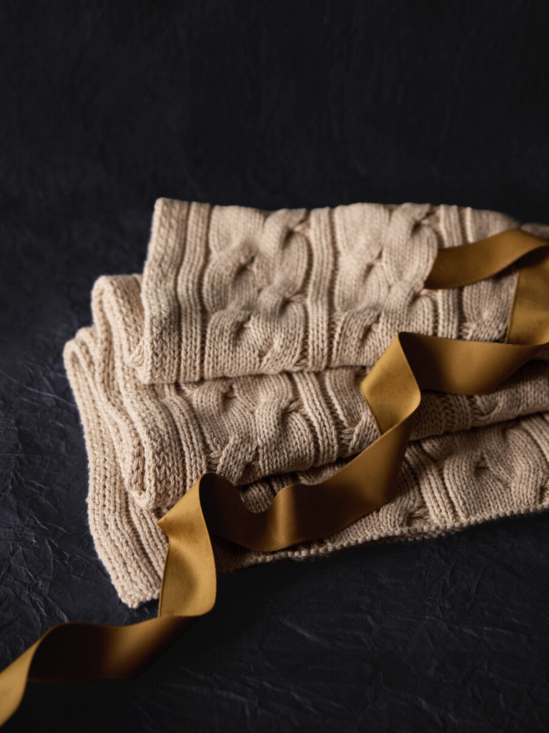 Cotton & Recycled Cashmere Scarf 5