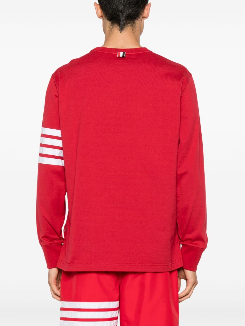 4-Bar stripe cotton T-shirt - 4