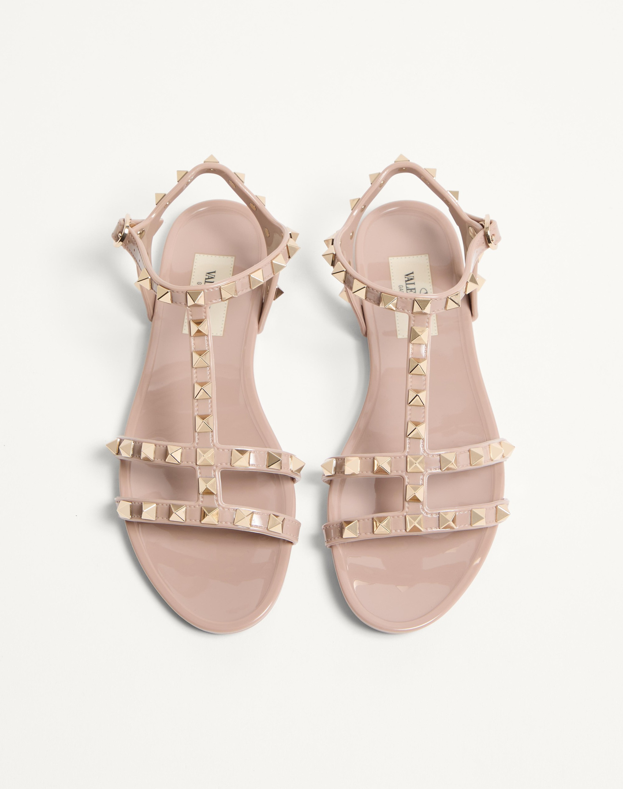 ROCKSTUD FLAT RUBBER SANDAL - 3