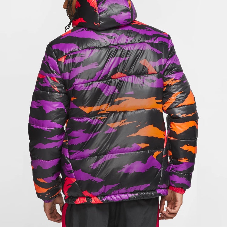 Air Jordan Jumpman Air Short hooded padded Jacket Camouflage BQ5696-551 - 5