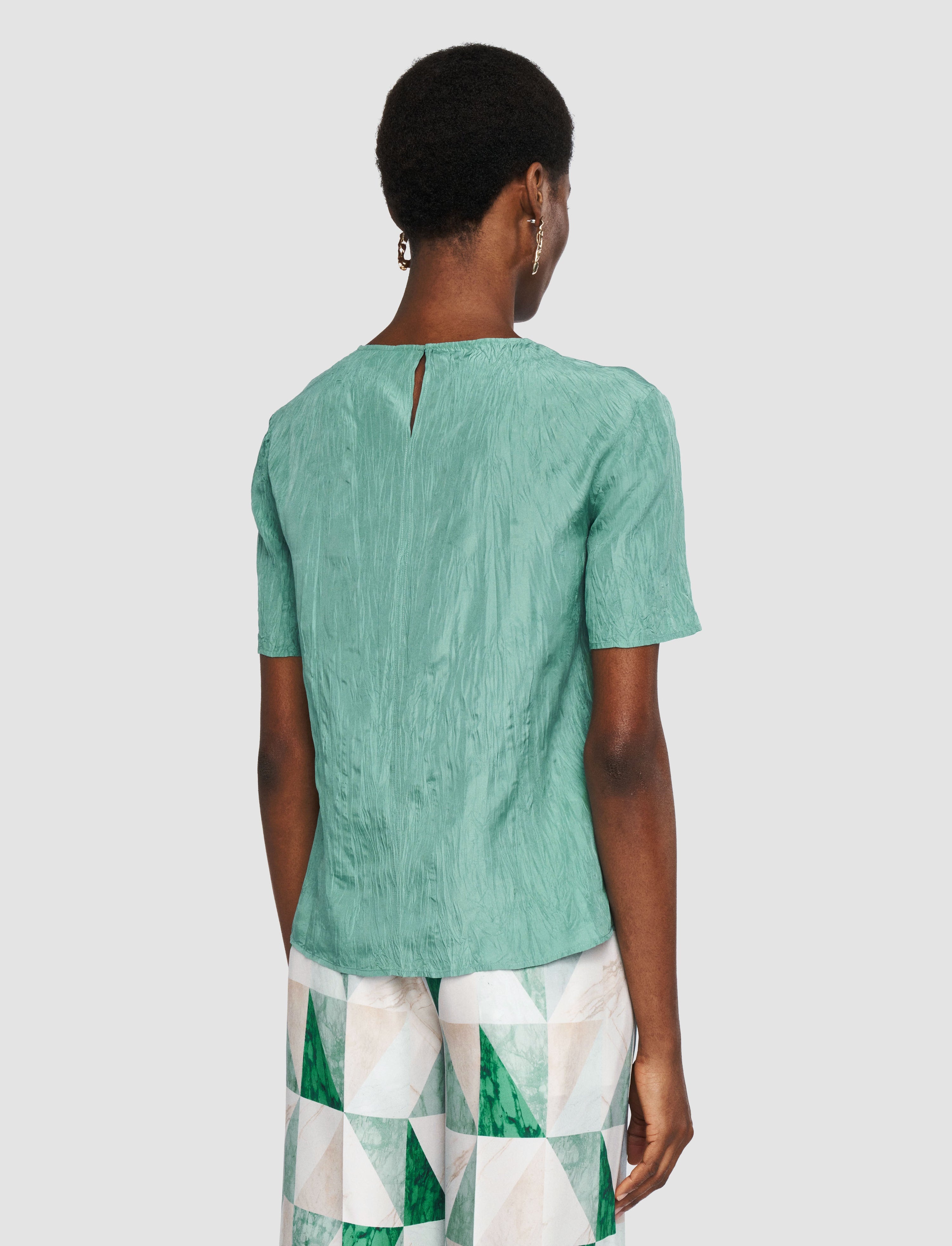 Brunet Habotai Silk Top - 3