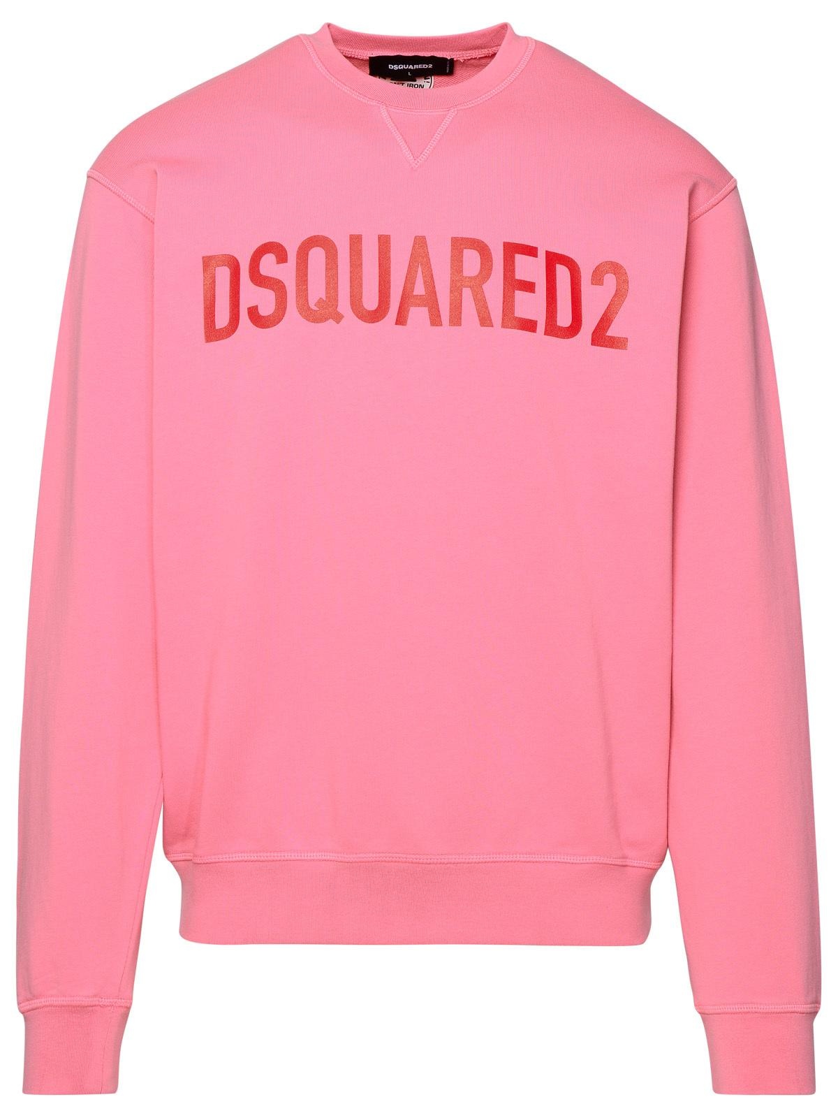 Dsquared2 Pink Cotton Sweatshirt - 1