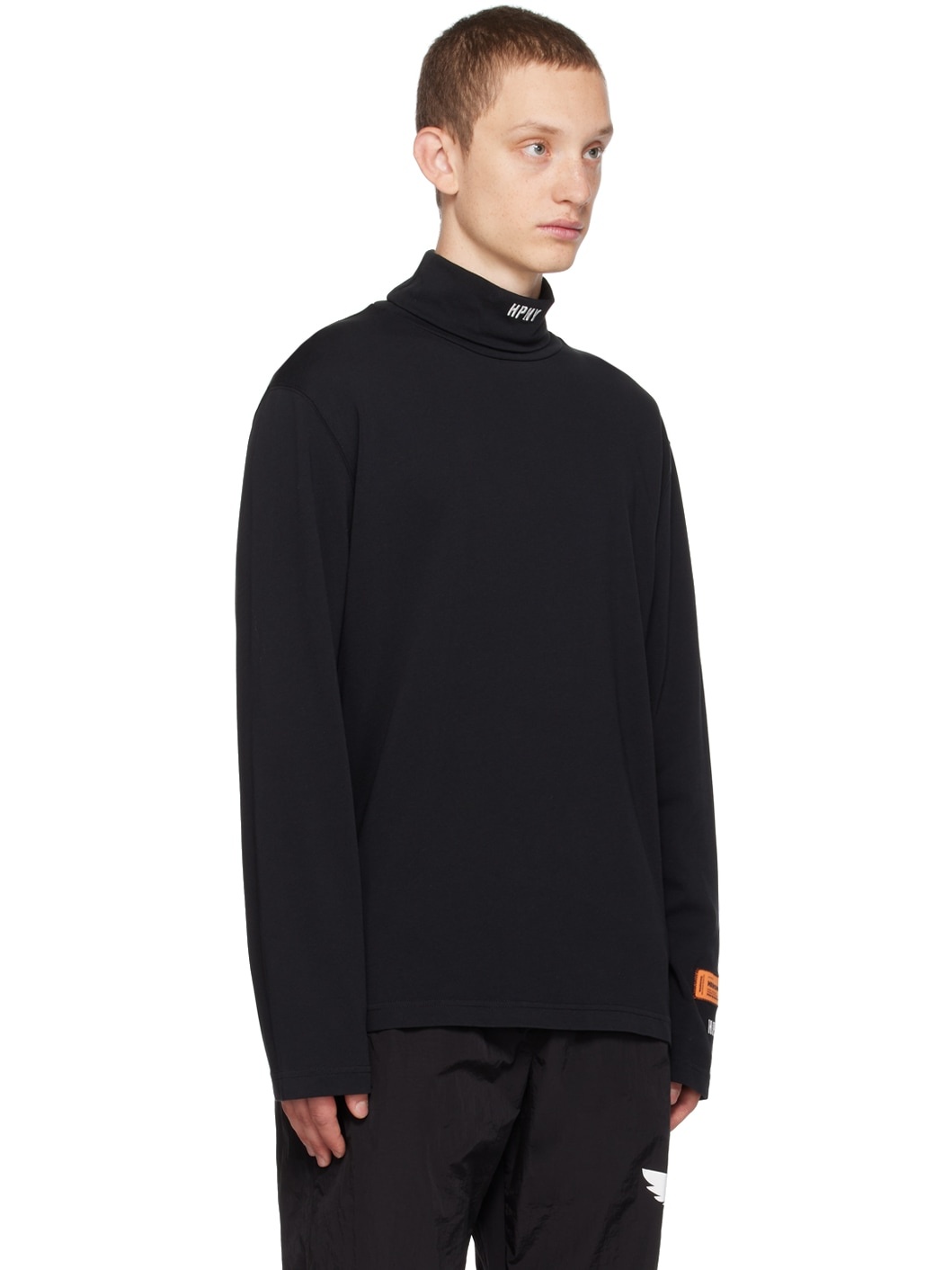 Black 'HPNY' Long Sleeve T-Shirt - 2