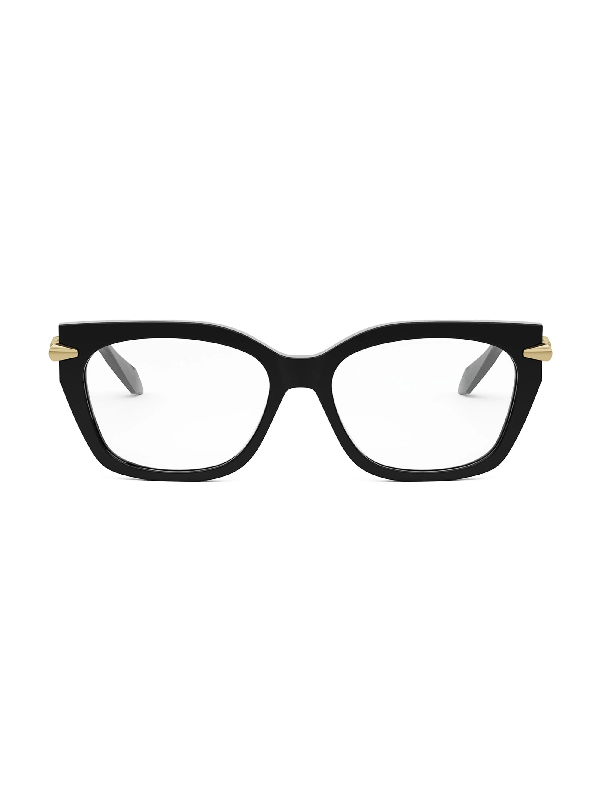 Women's Serpenti Viper 54MM Rectangular Eyeglasses - Shiny Black - 1
