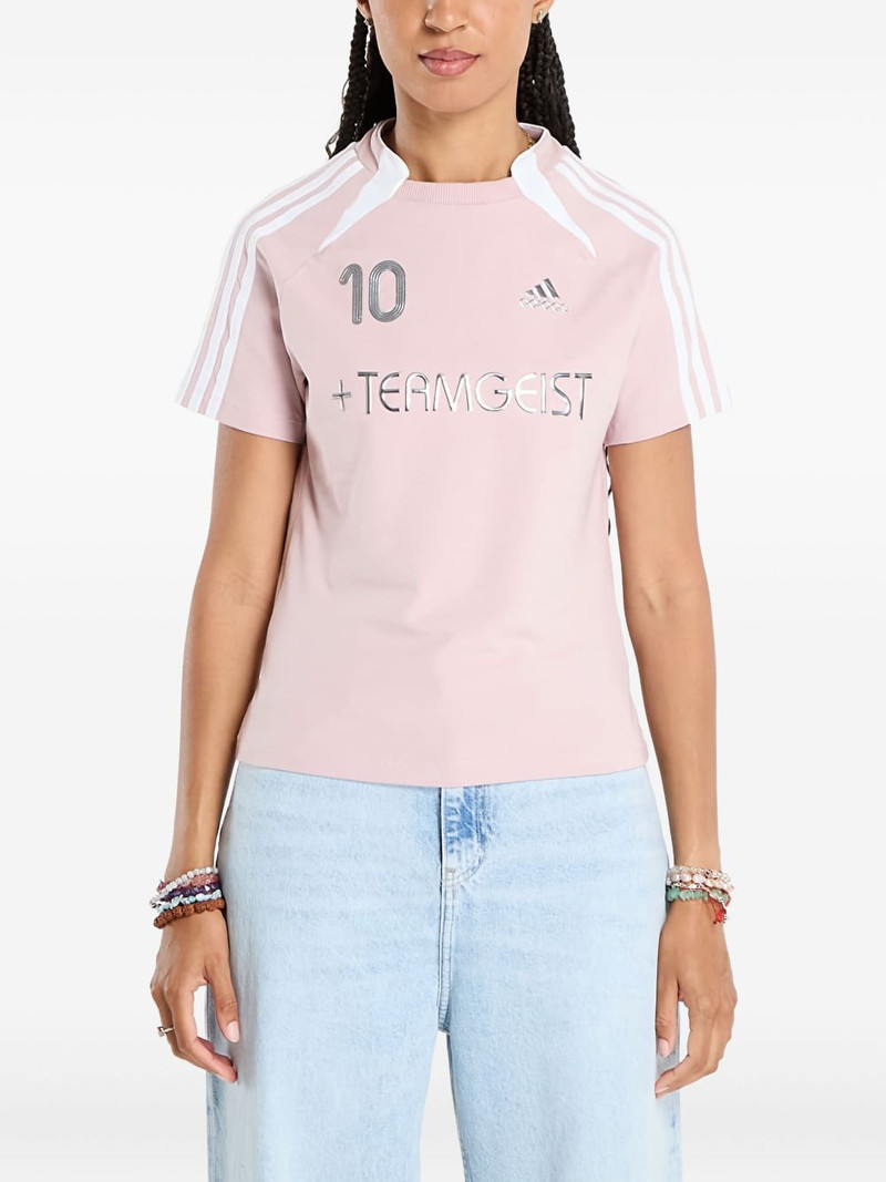 Teamgeist logo-stripe T-shirt 1