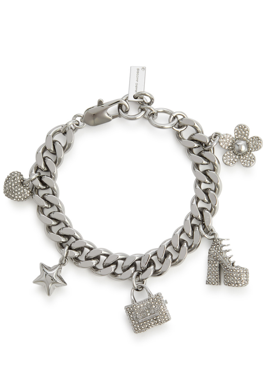 Marc Jacobs Icon Mini Charm Silver-plated Bracelet - 1