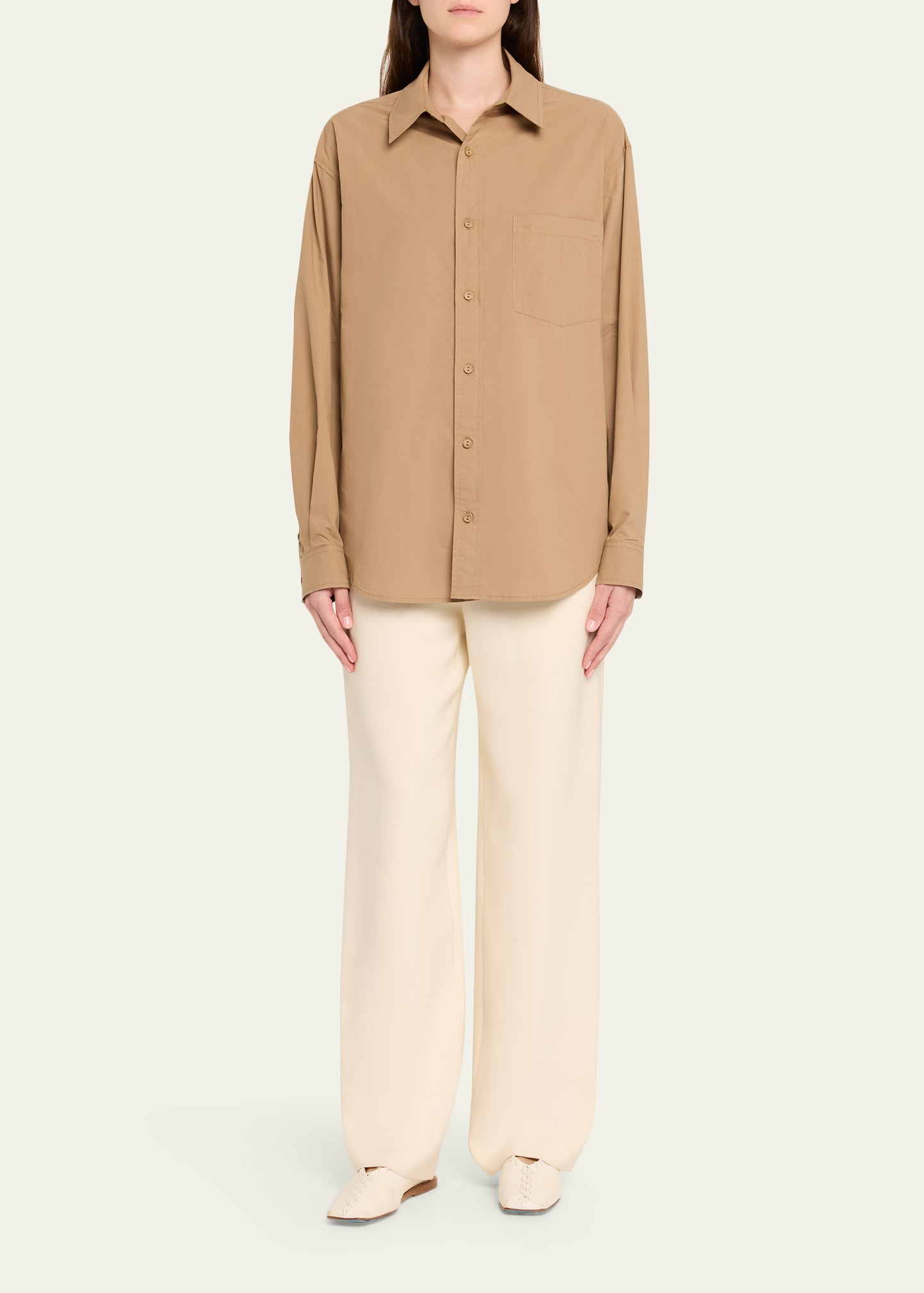 The Relaxed Button-Front Shirt - 2