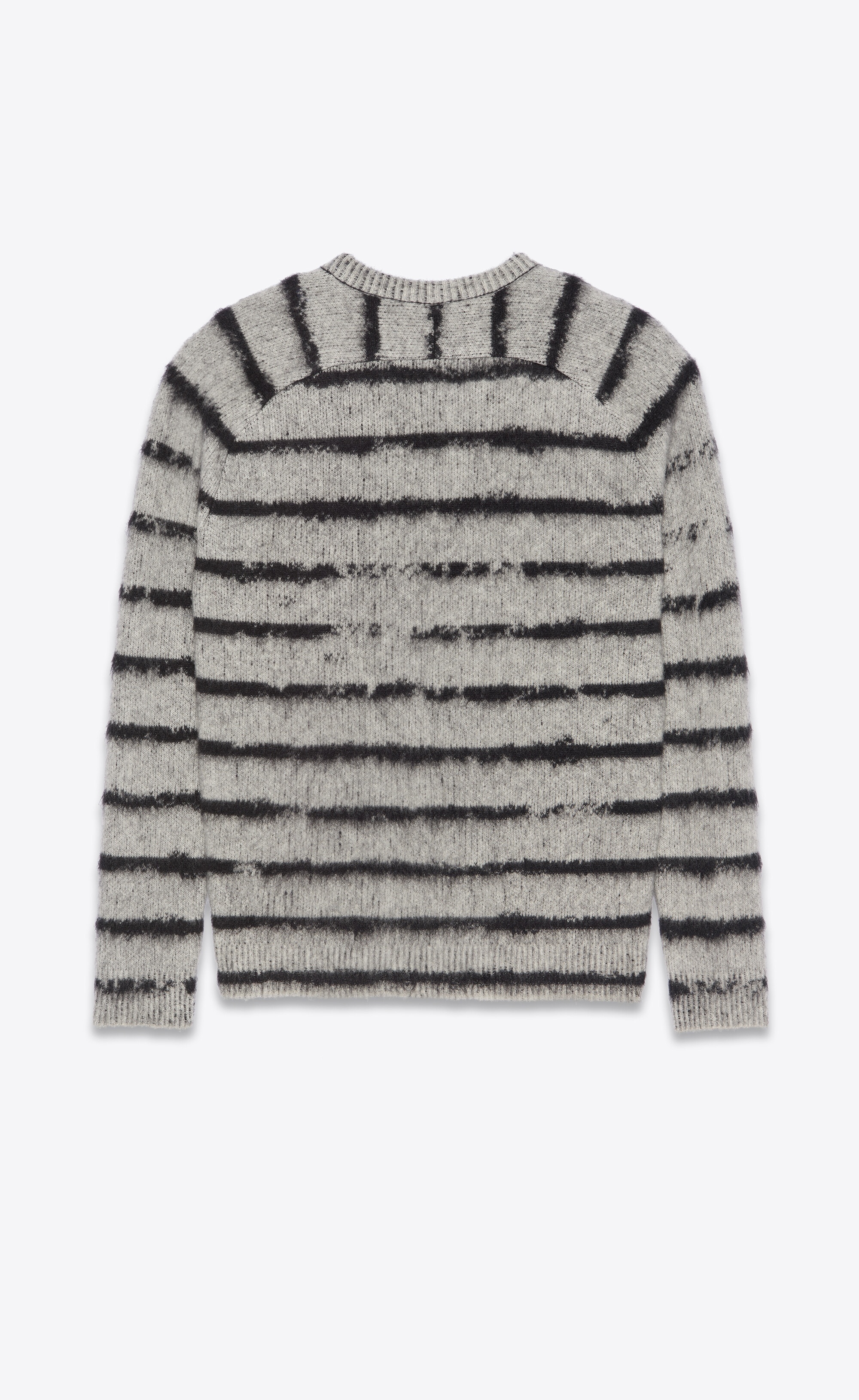 sweater in brushed interrupted stripe - 2